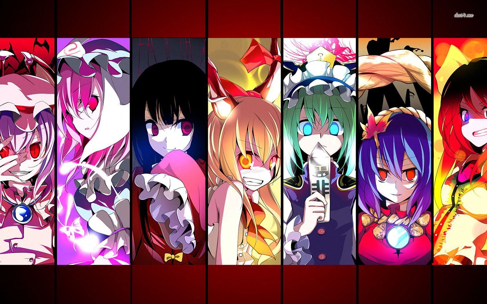 touhou project anime. Touhou Project wallpaper 1280x800 Touhou