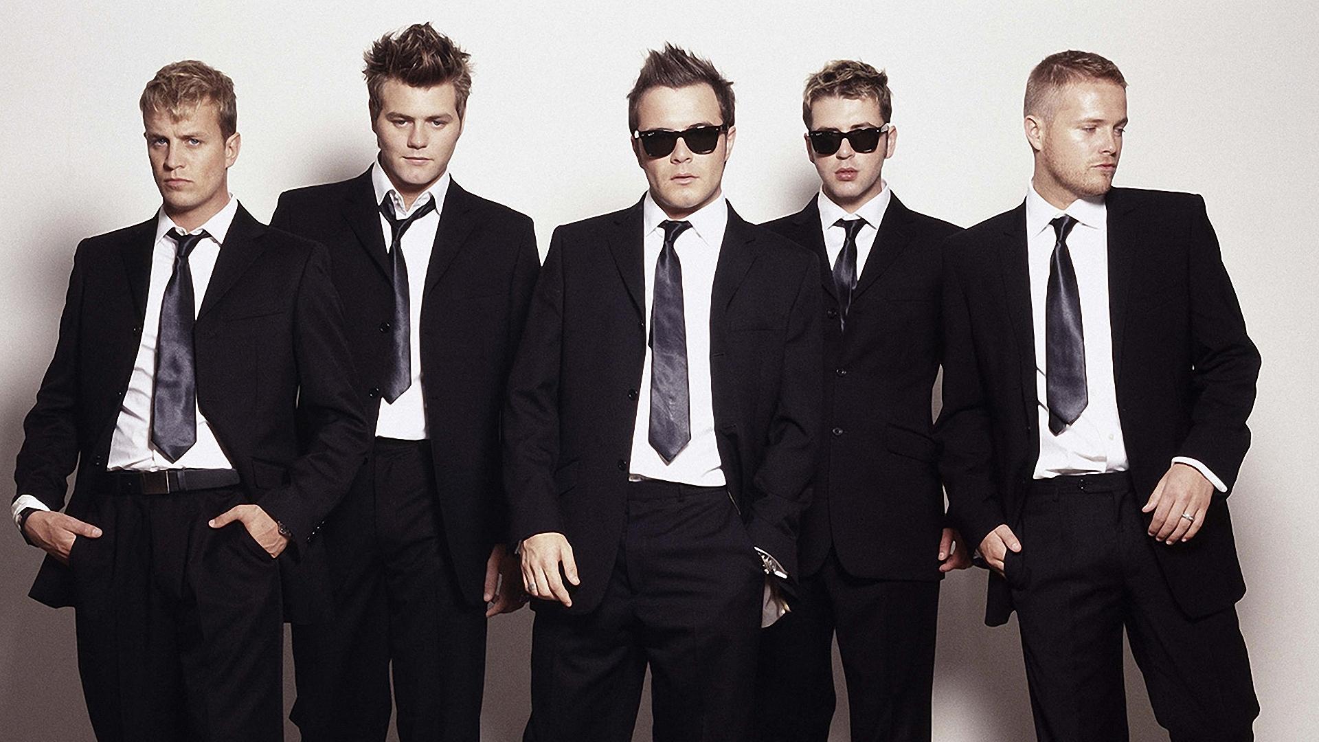 Westlife Suits Ties Glasses Band , Image, HD