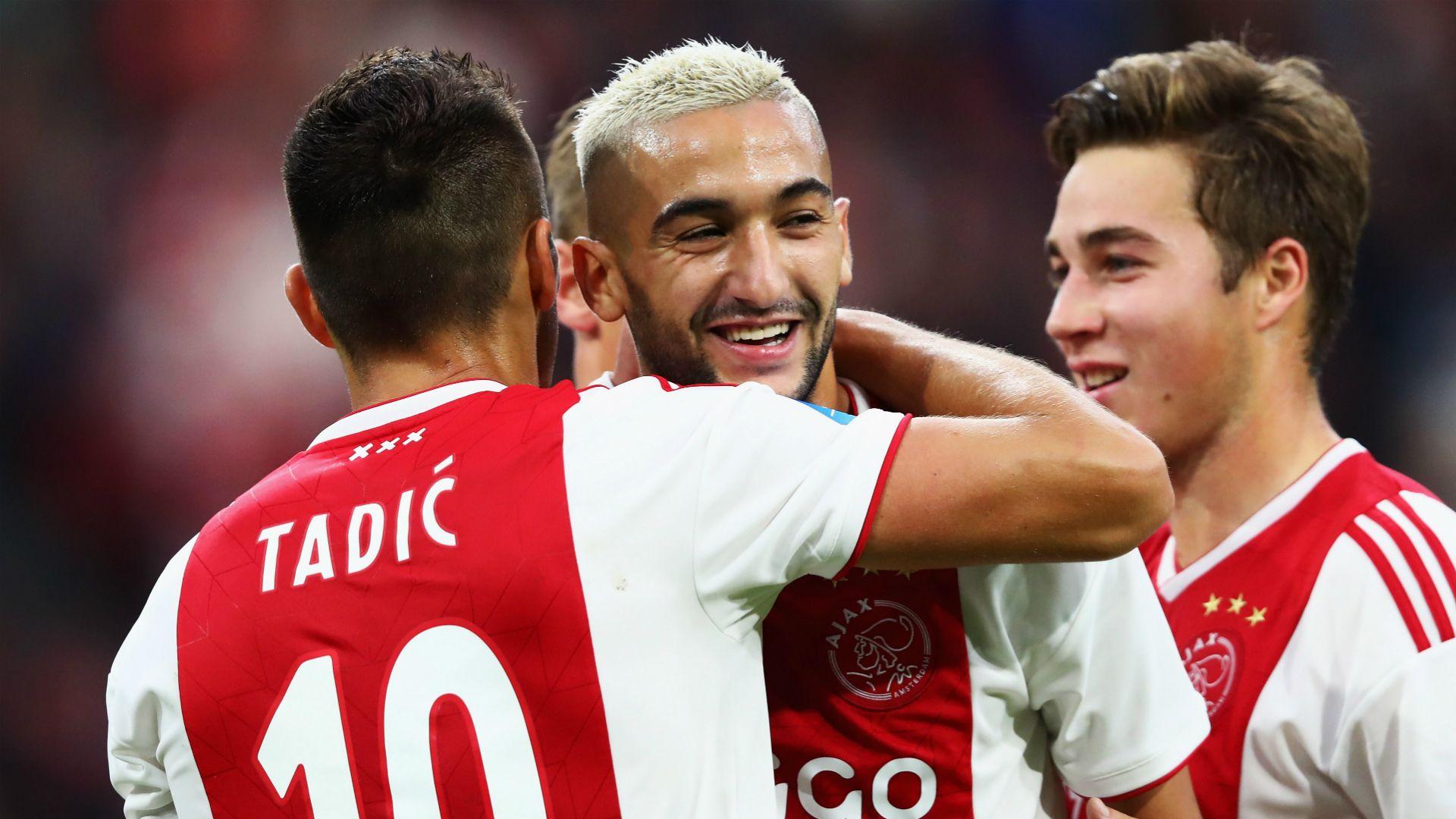 Hakim Ziyech on target in Ajax's Champions League loss to Real Madrid