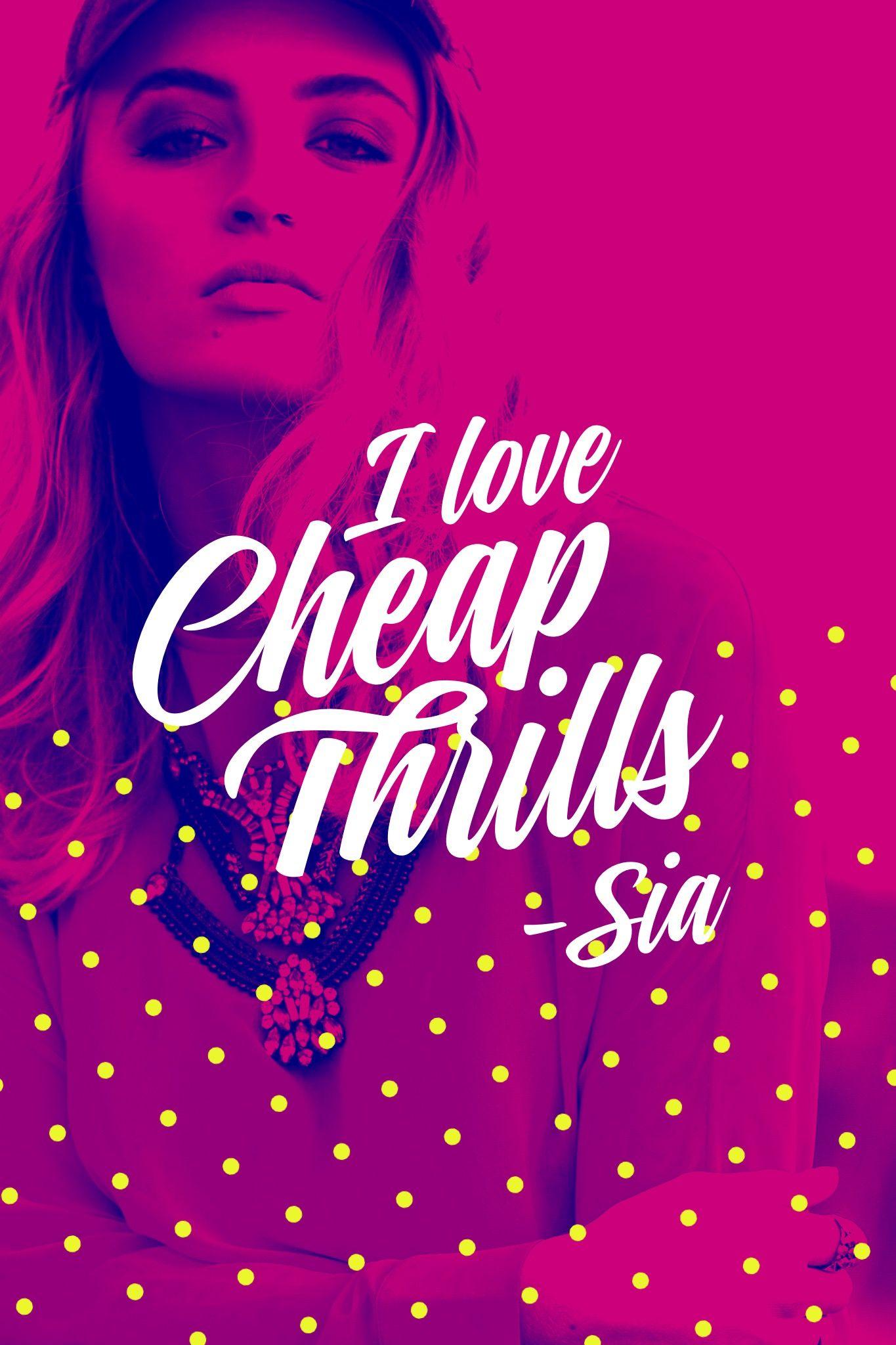 Sia Cheap Thrills Wallpapers Wallpaper Cave