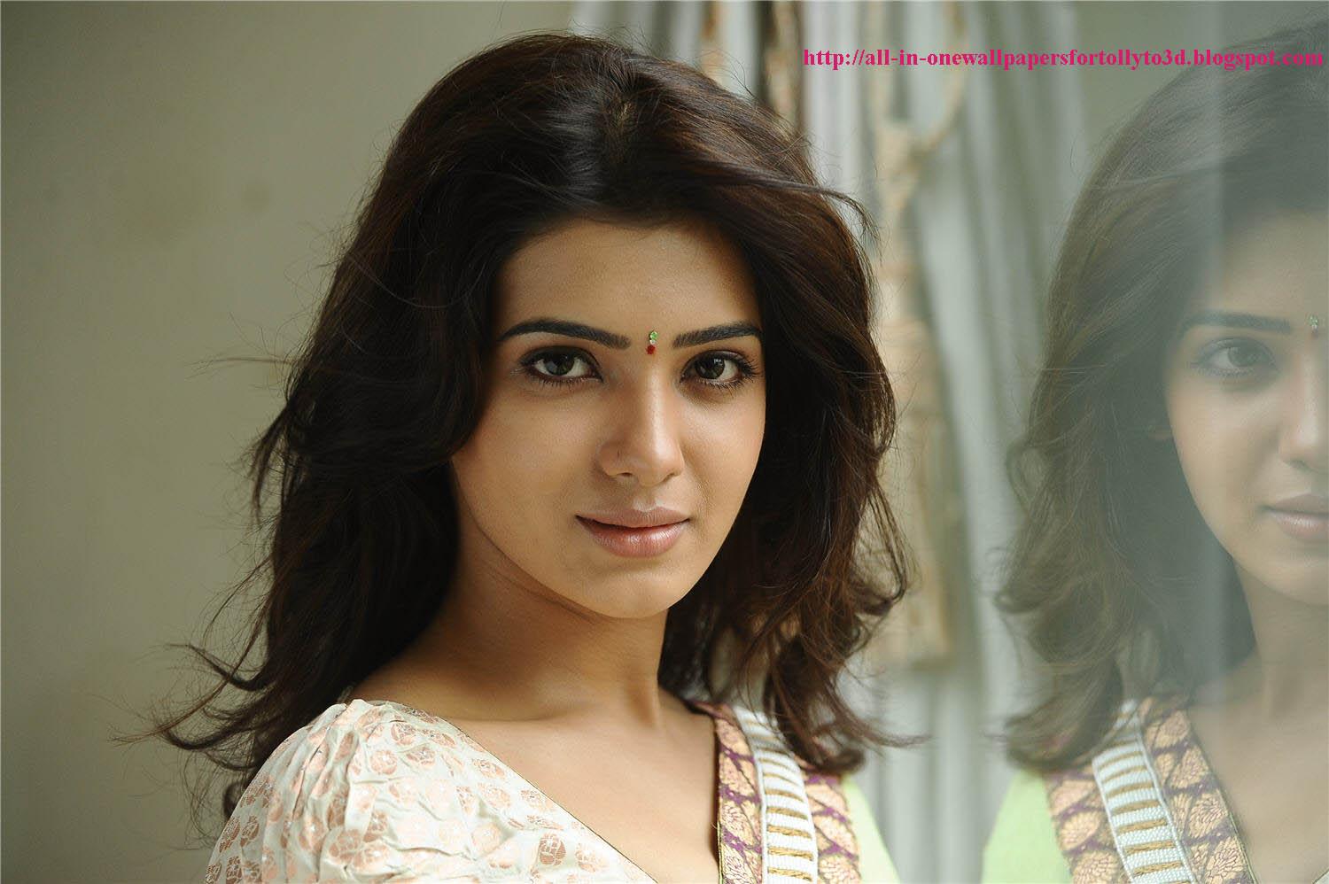 Free download Cute Telugu Actress Samantha Ruth Prabhu HD Wallpaper