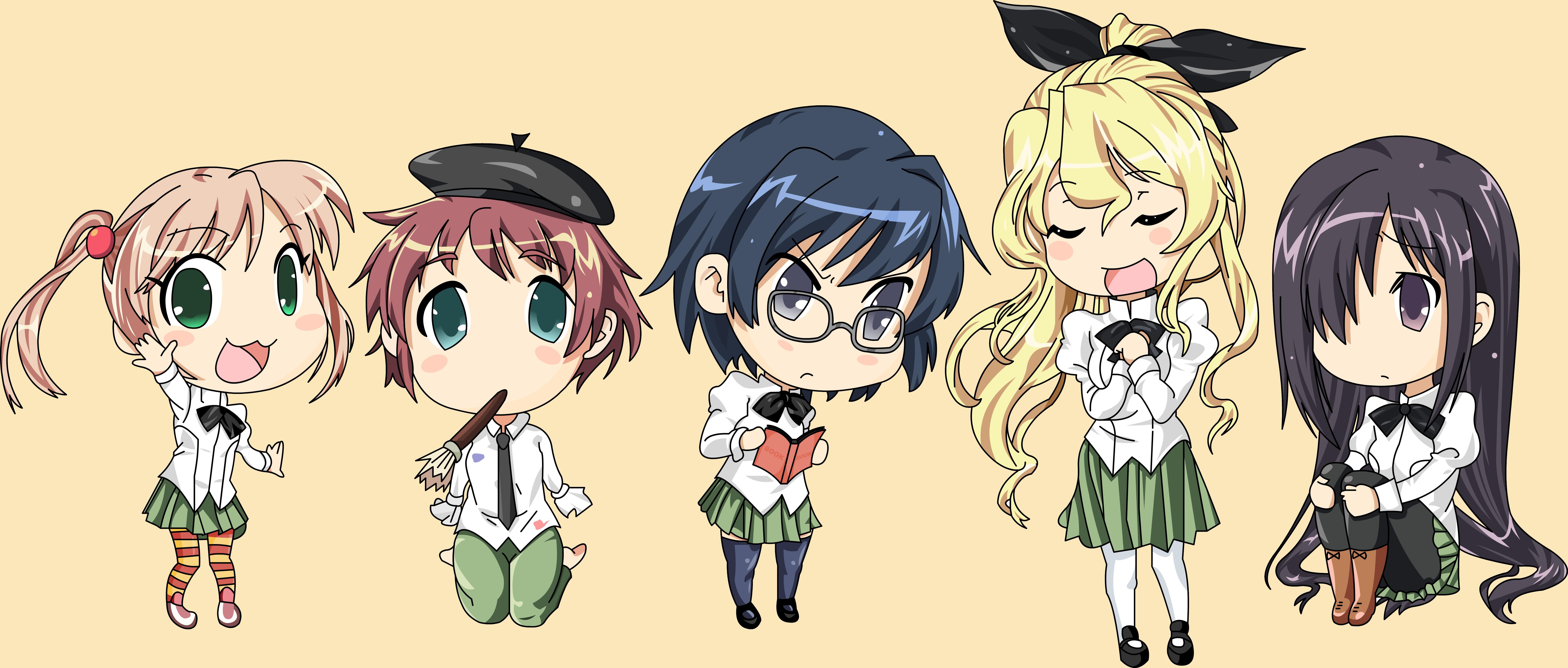 Katawa Shoujo, Lilly Satou, Rin Tezuka, Ibarazaki Emi, Hanako