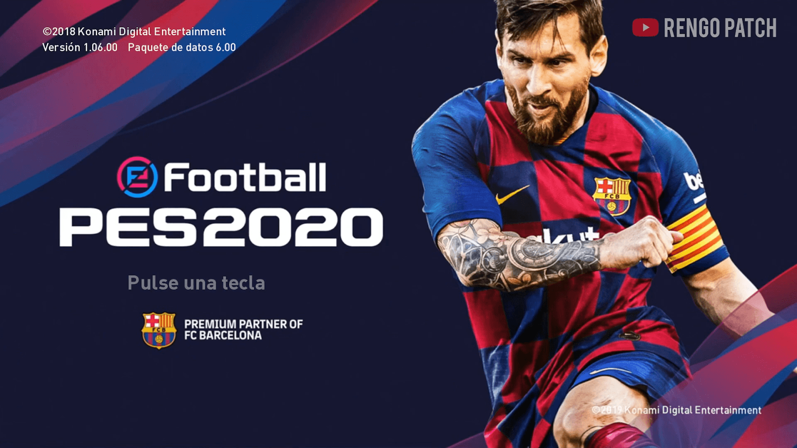 eFootball PES 2020 Graphic Menu for PES 2019 SoccerFandom.com