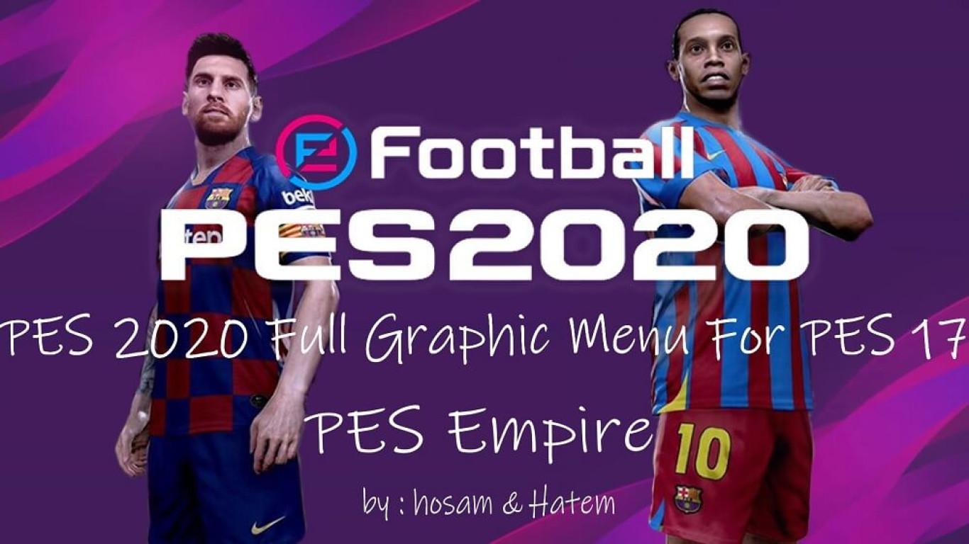 PES 2020 Full Graphic Menu for PES 2017