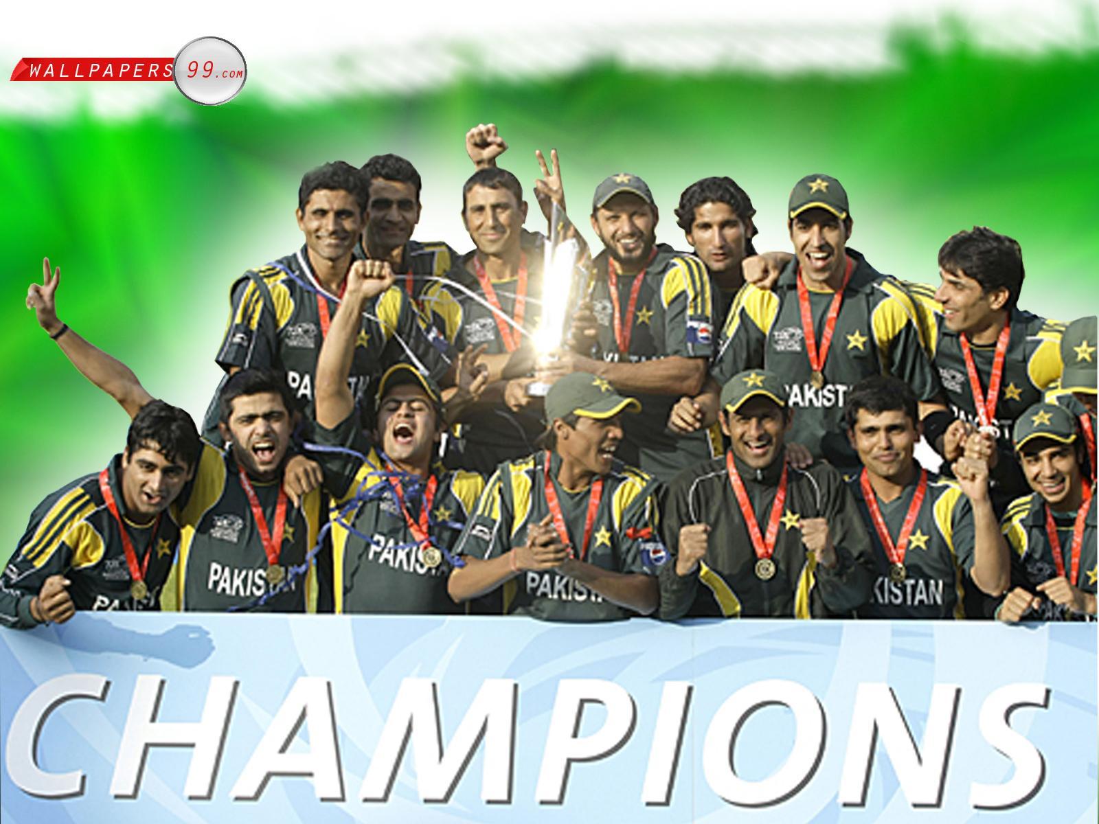 Sports Highlights: Pakistani Cricket Team biography & wallpaper