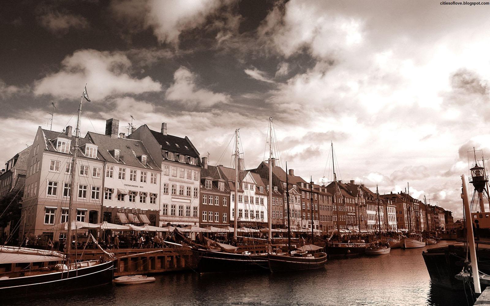 Copenhagen Wonderful Nyhavn Canal Danish Beautiful Harbour City