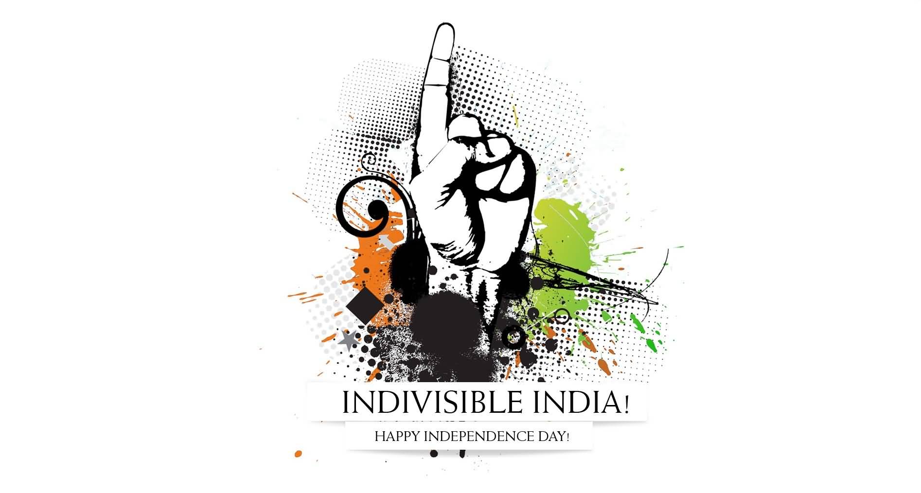 One Invisible India 15 August Happy Independence Day HD Wallpaper