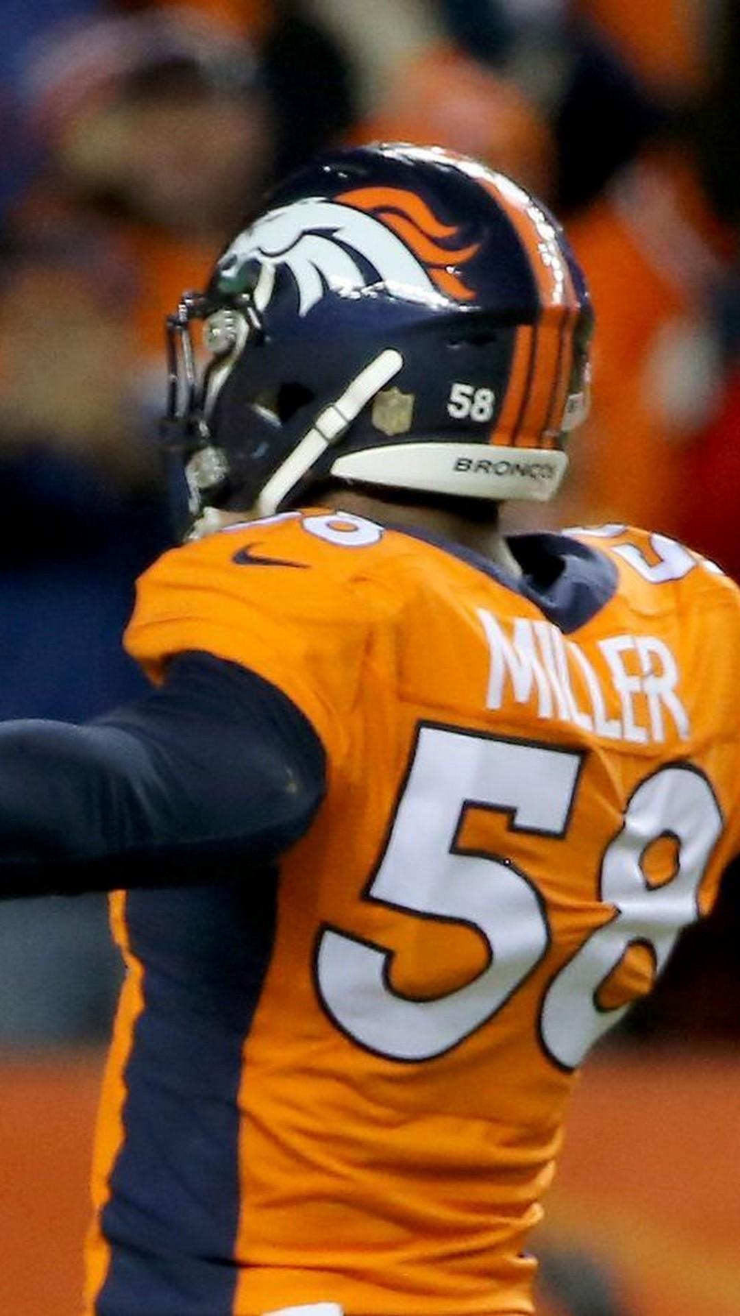 Von Miller Denver Broncos iPhone Wallpaper NFL Football
