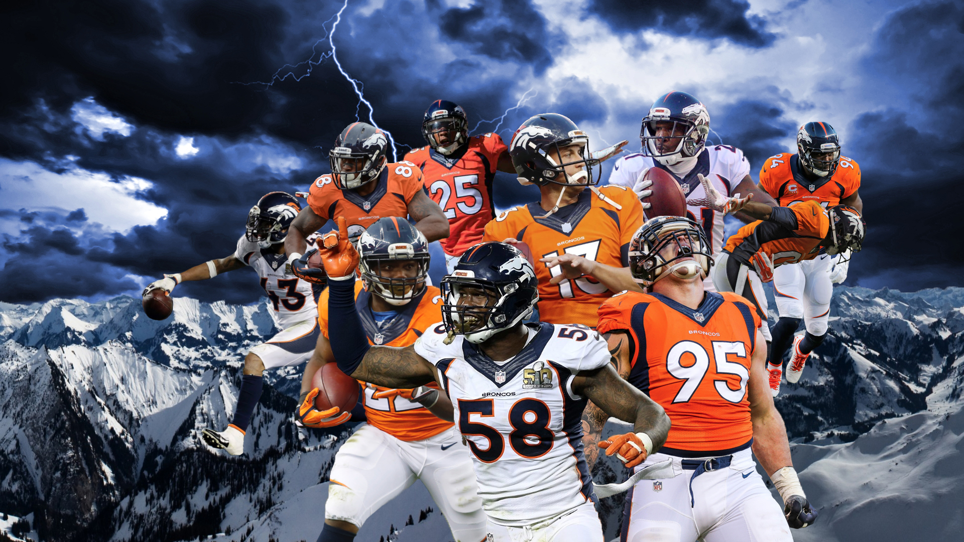 Broncos Players Wallpapers Wallpaper Cave