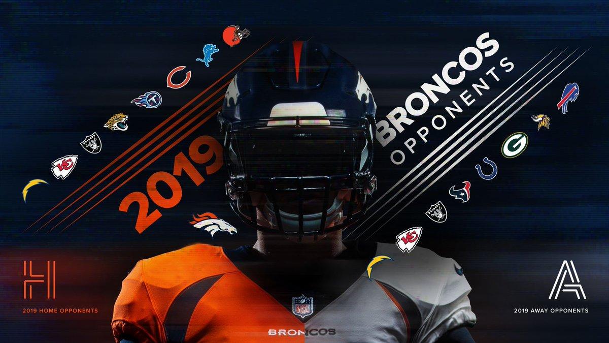 Denver Broncos: Our 2019 opponents are finalized