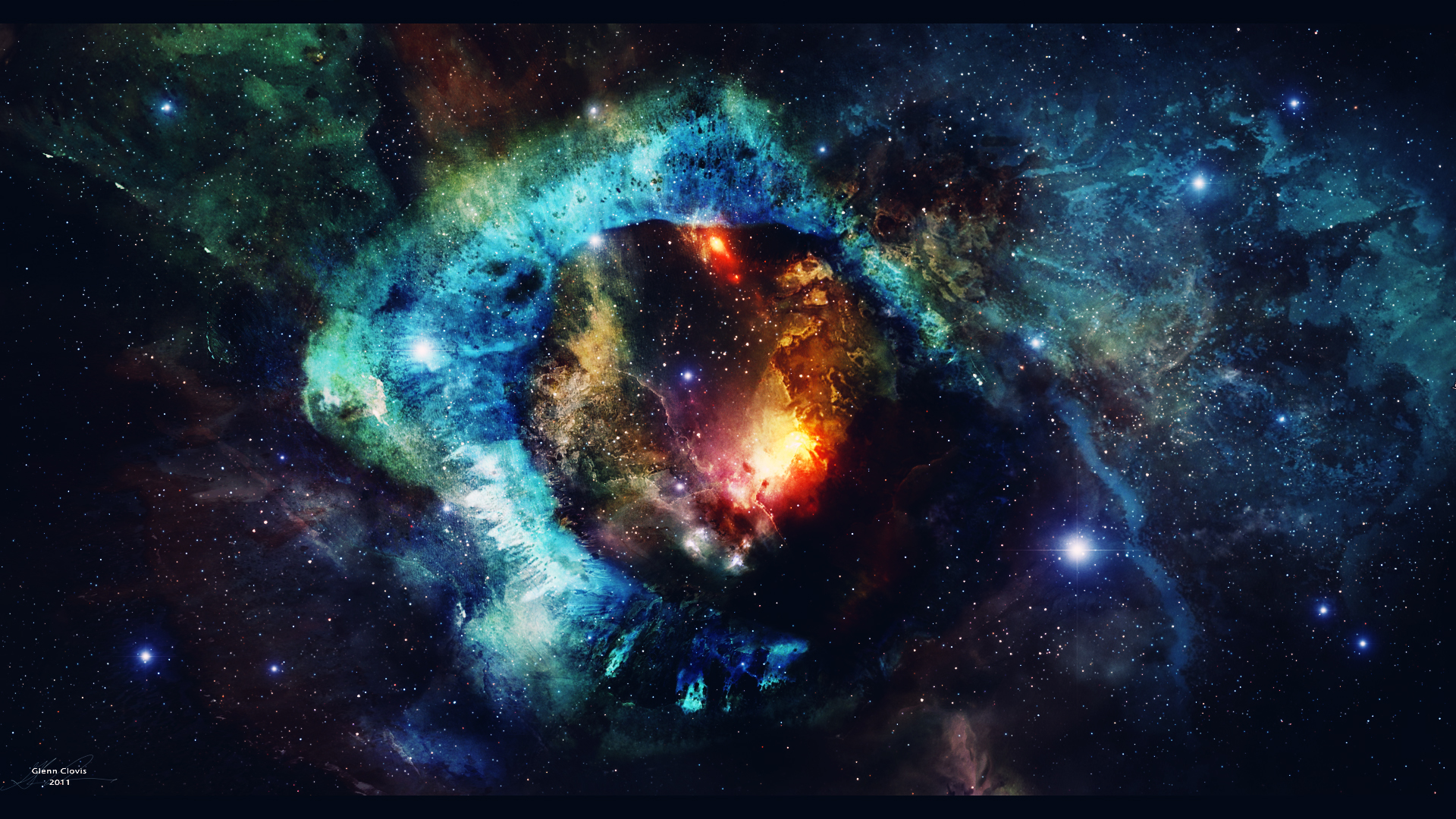 Awesome Cosmic Background. Cosmic