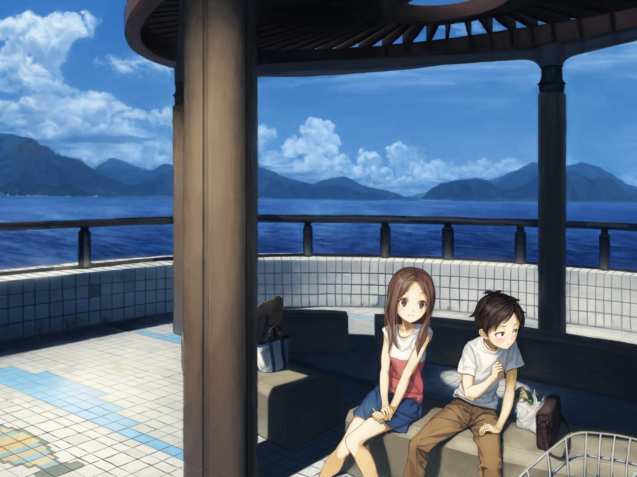 Download 2048x1536 Takagi, Nishikata, Karakai Jouzu No