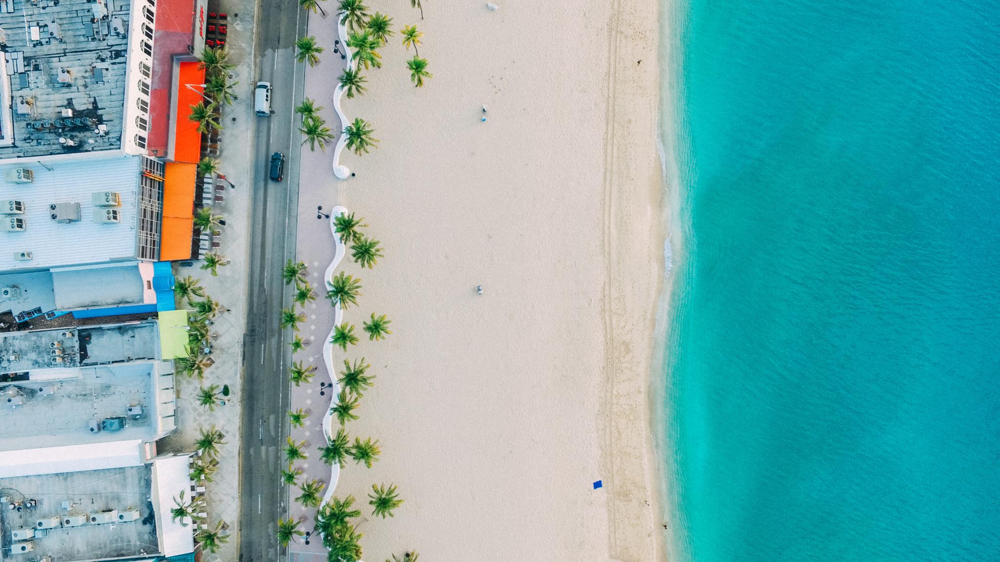 Beautiful Beach Drone Photo That Will Make a Great Wallpaper