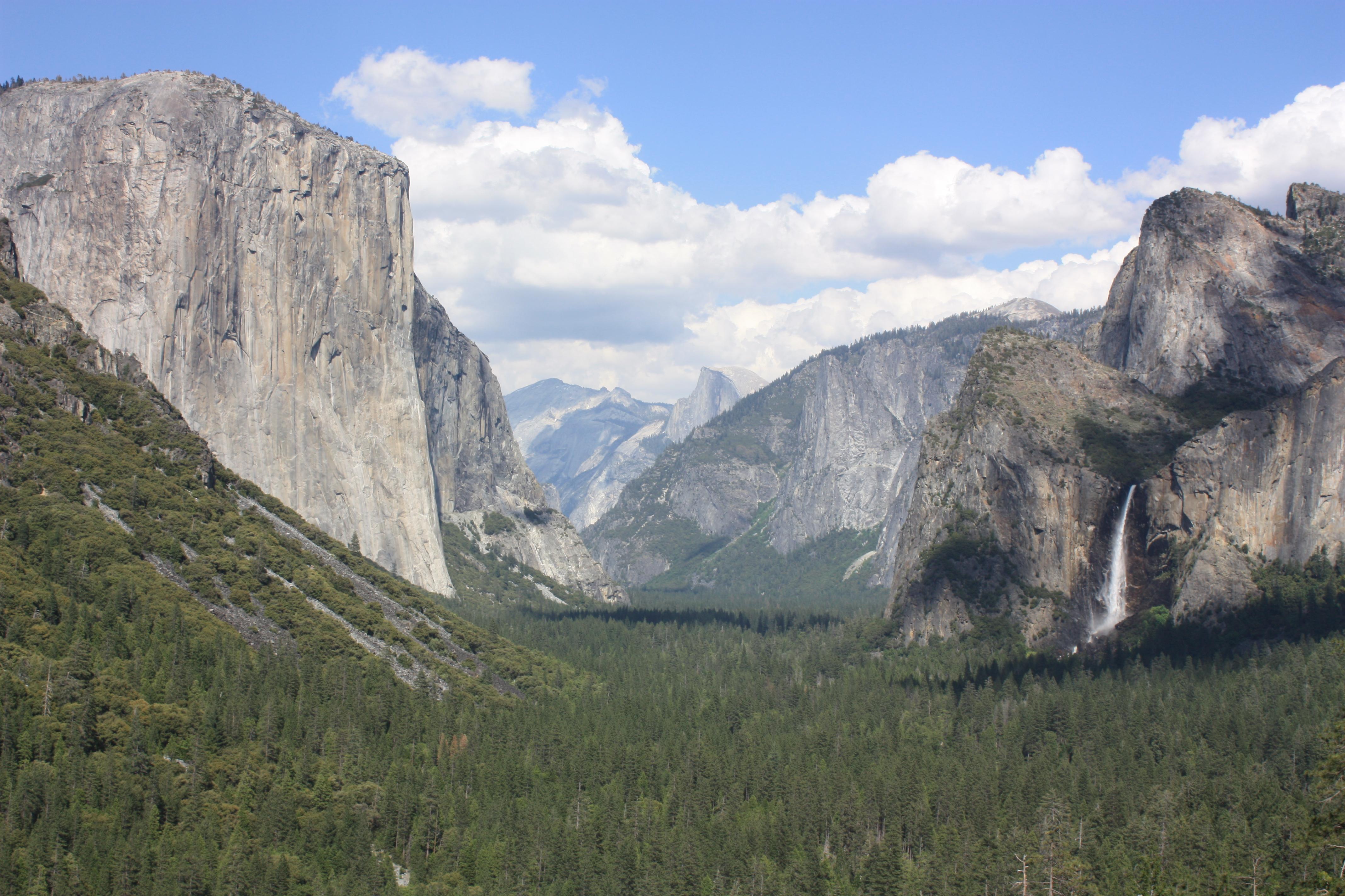 Yosemite National Park, El Capitan, Half Dome, and Bridalveil