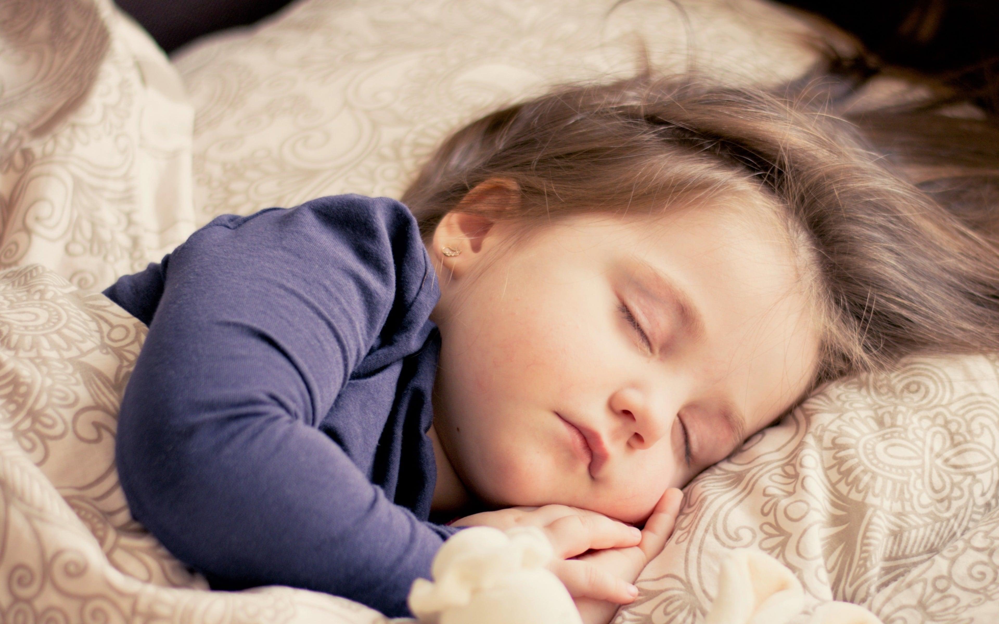 Cute Child Kid Hat Sleeping 4K Wallpaper - Best Wallpapers