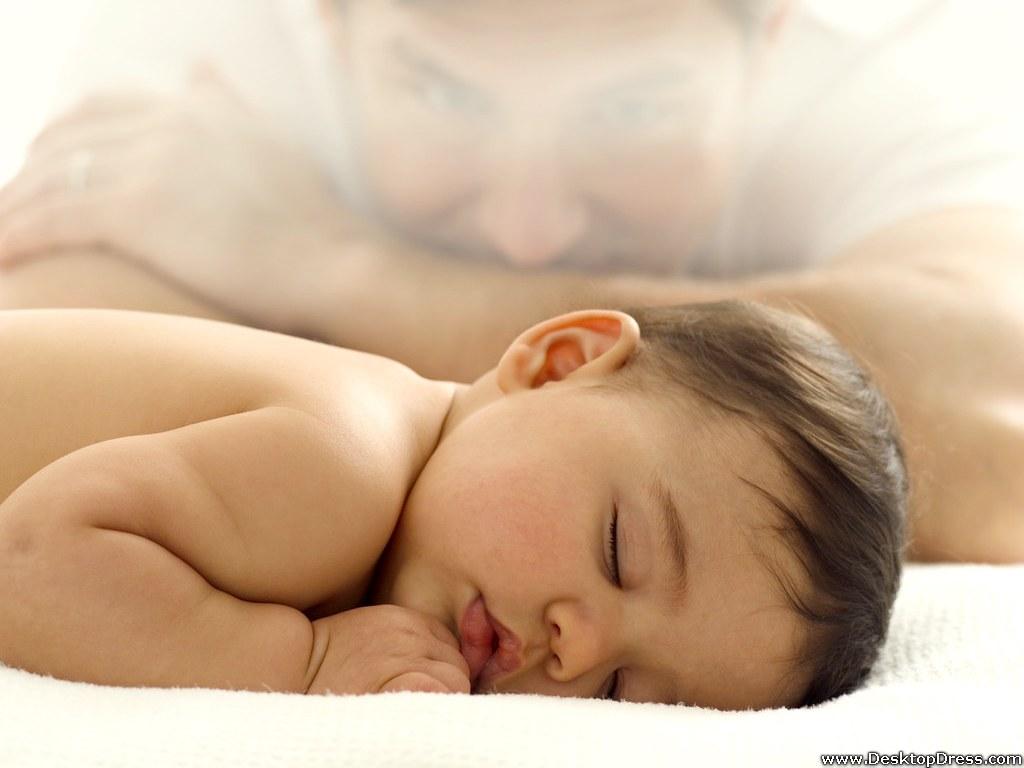 Desktop Wallpaper Babies Background Innocent Baby Boy Sleeping
