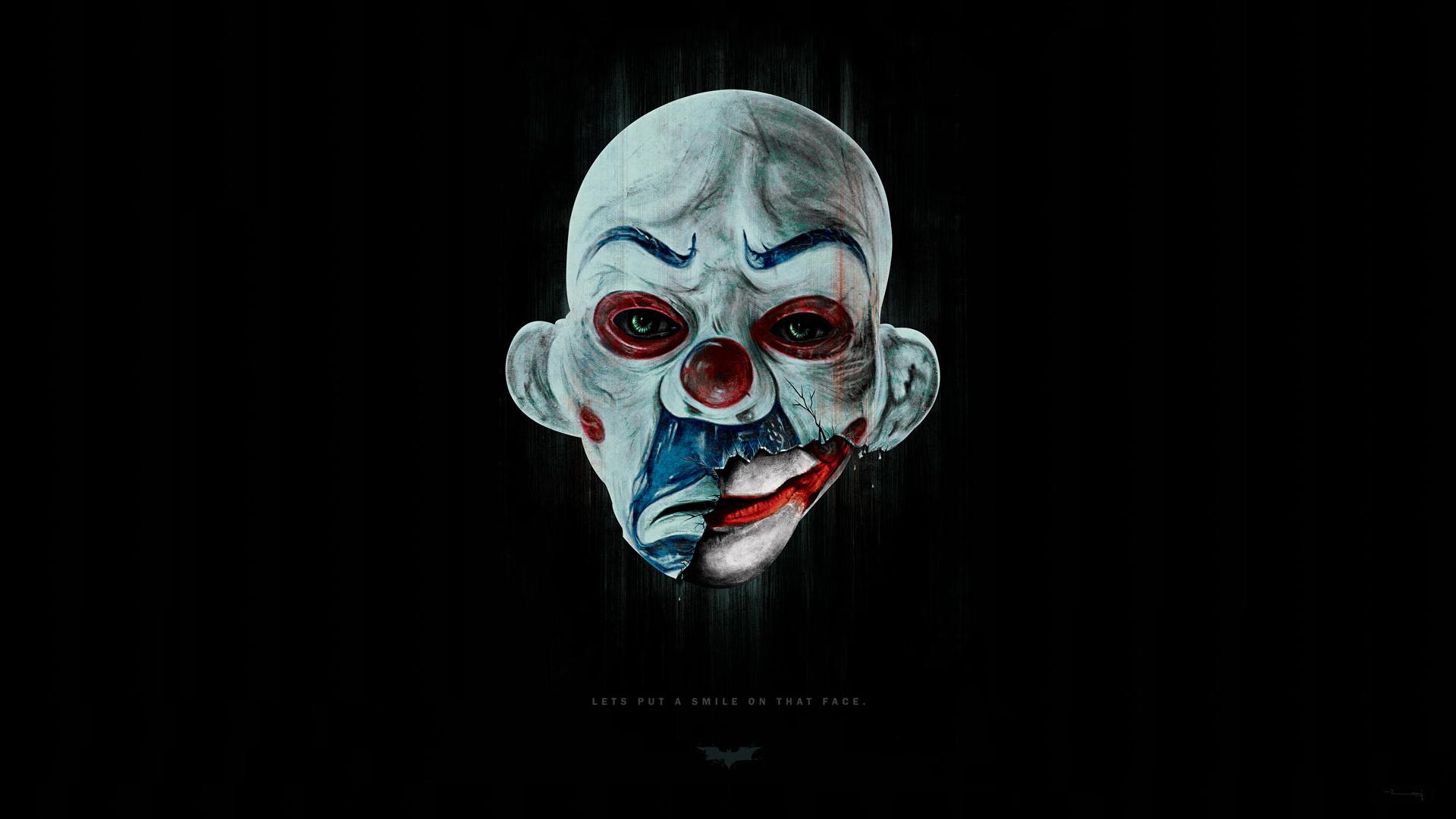 Batman Joker Mask wallpaper
