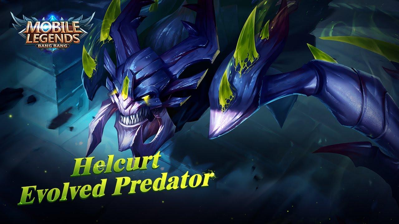 Helcurt new skin. Evolved Predator. Mobile Legends: Bang Bang
