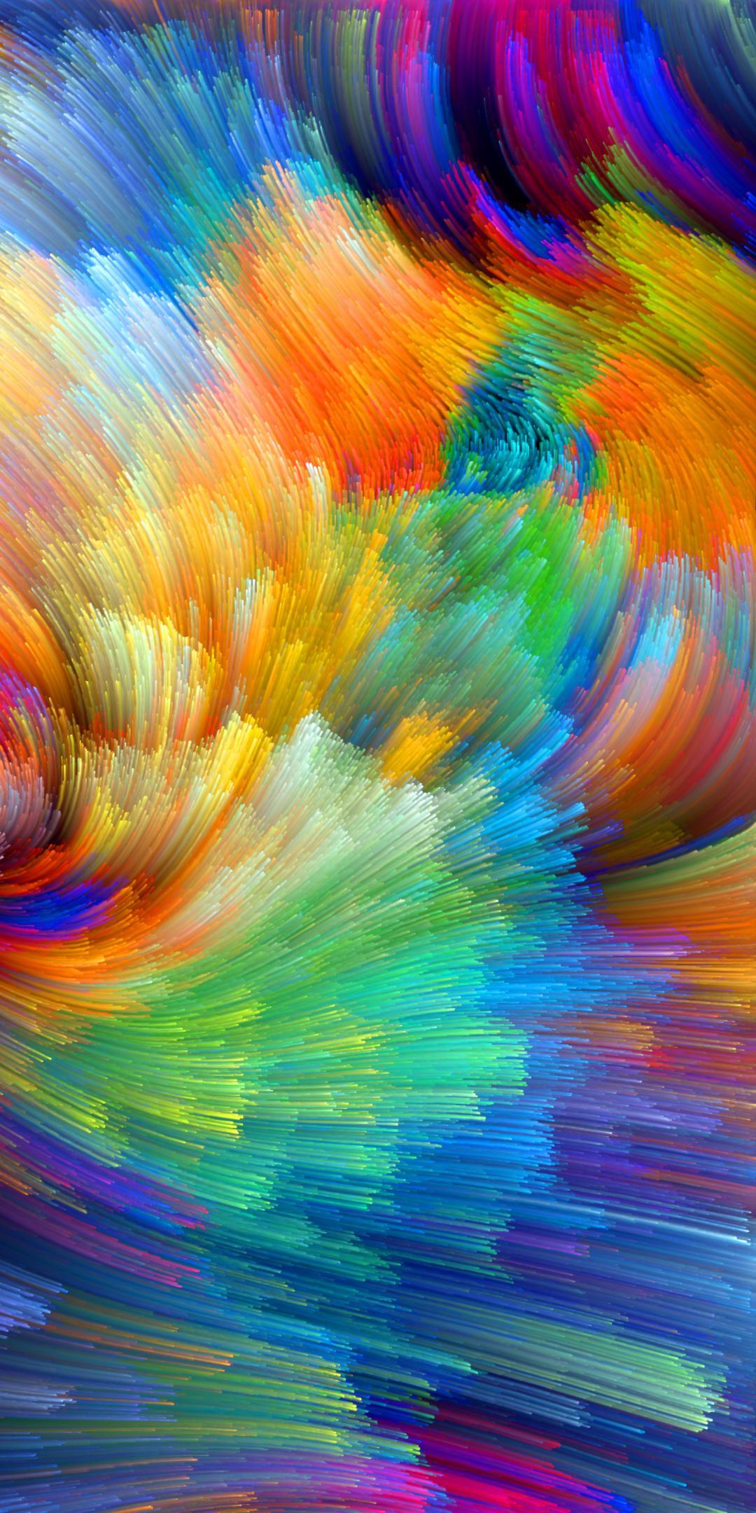 Abstract Colors (1080x2160) Wallpaper