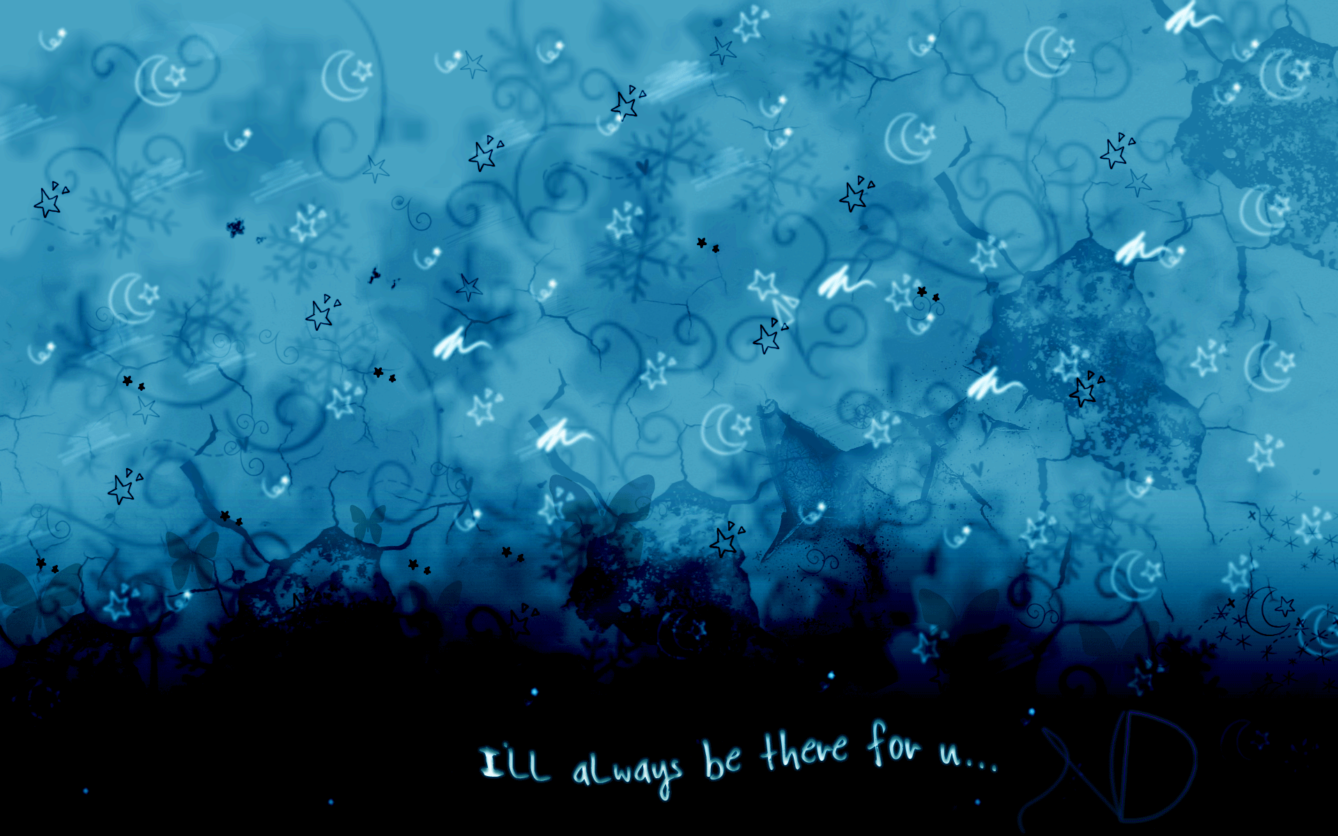 Blue Design Wallpaper