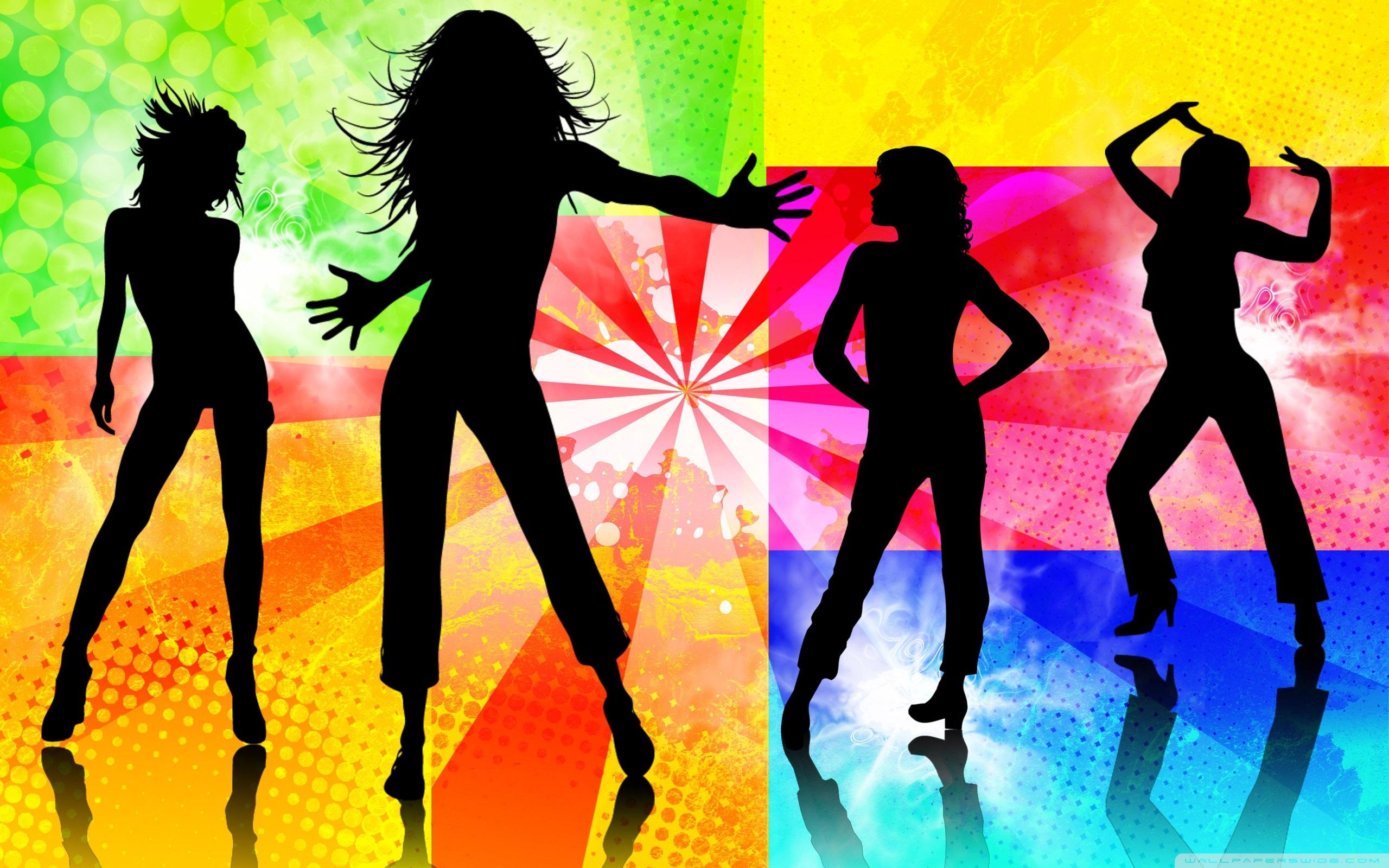 Dancing Girls Silhouette ❤ 4K HD Desktop Wallpaper for 4K Ultra HD