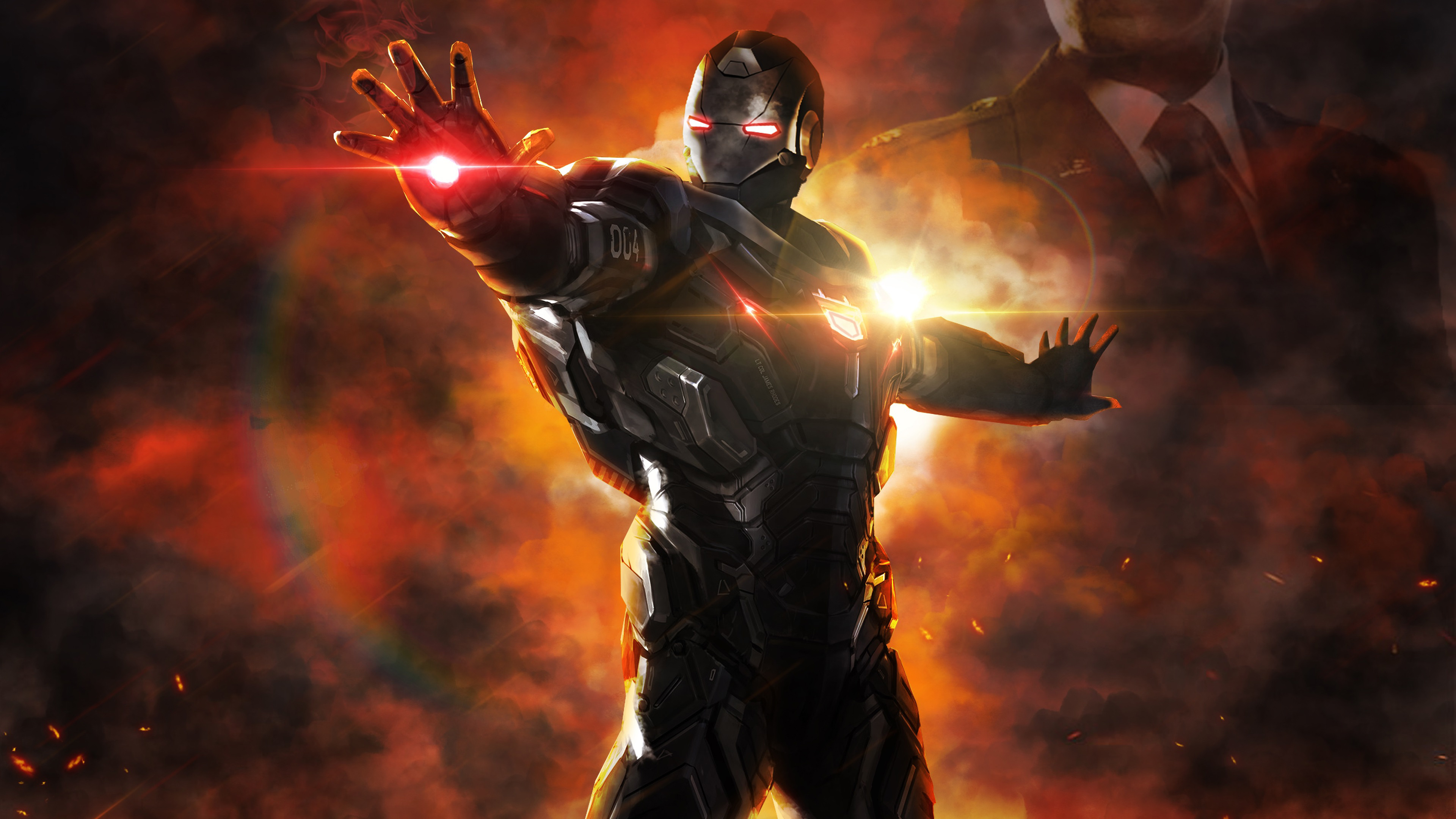 War Machine Avengers Endgame, HD Superheroes, 4k Wallpaper, Image