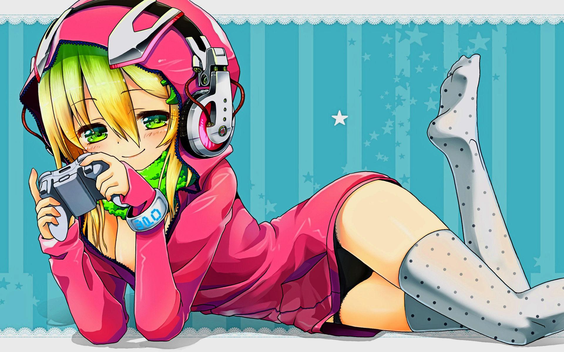 Anime Gamer Girl Wallpaper (S.C. Galleries 1920x1200 px)