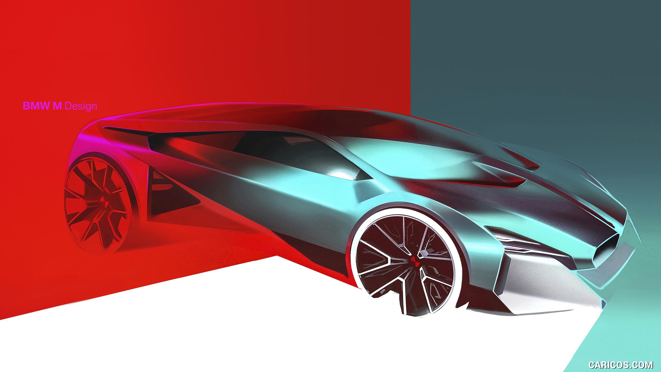 BMW Vision M Next Sketch. HD Wallpaper