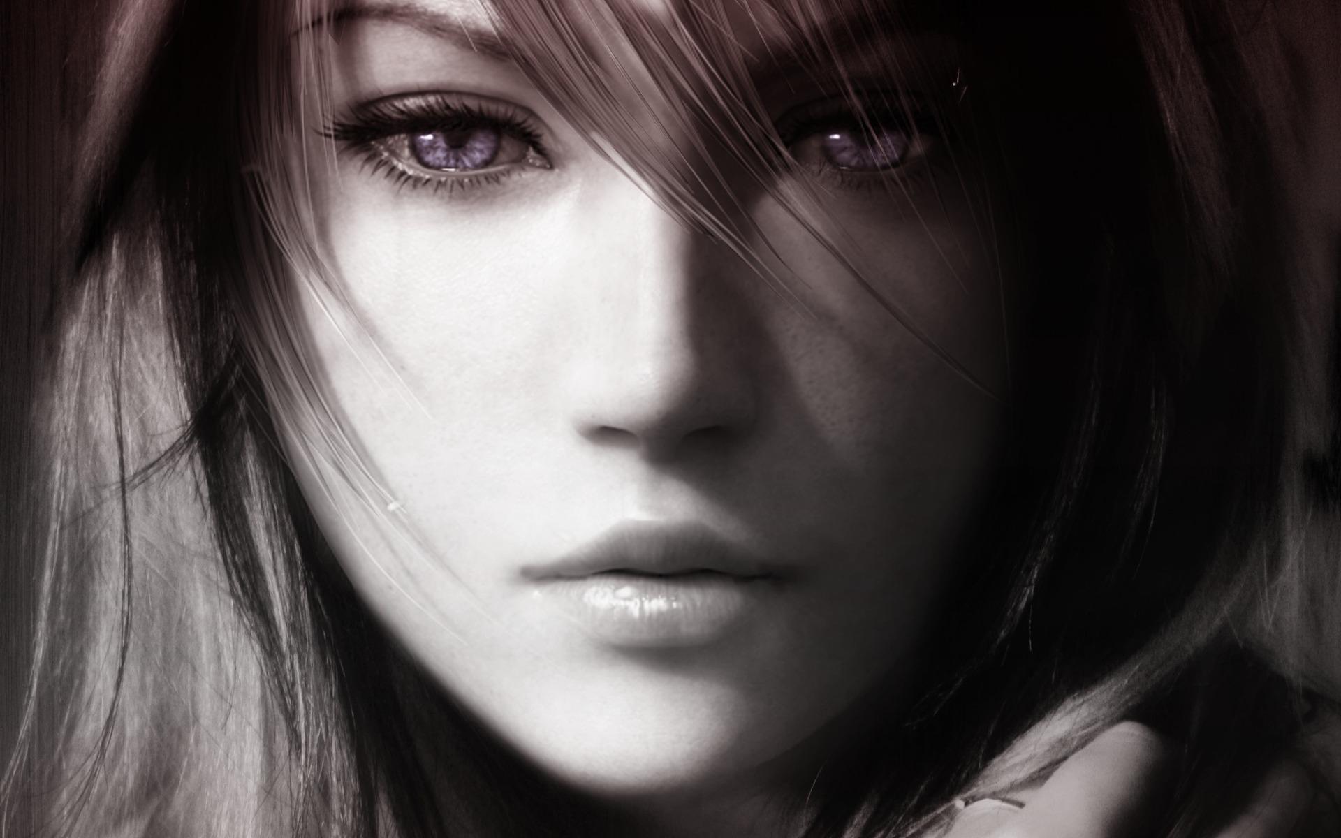 Final Fantasy girl background beautiful desktop wallpaper