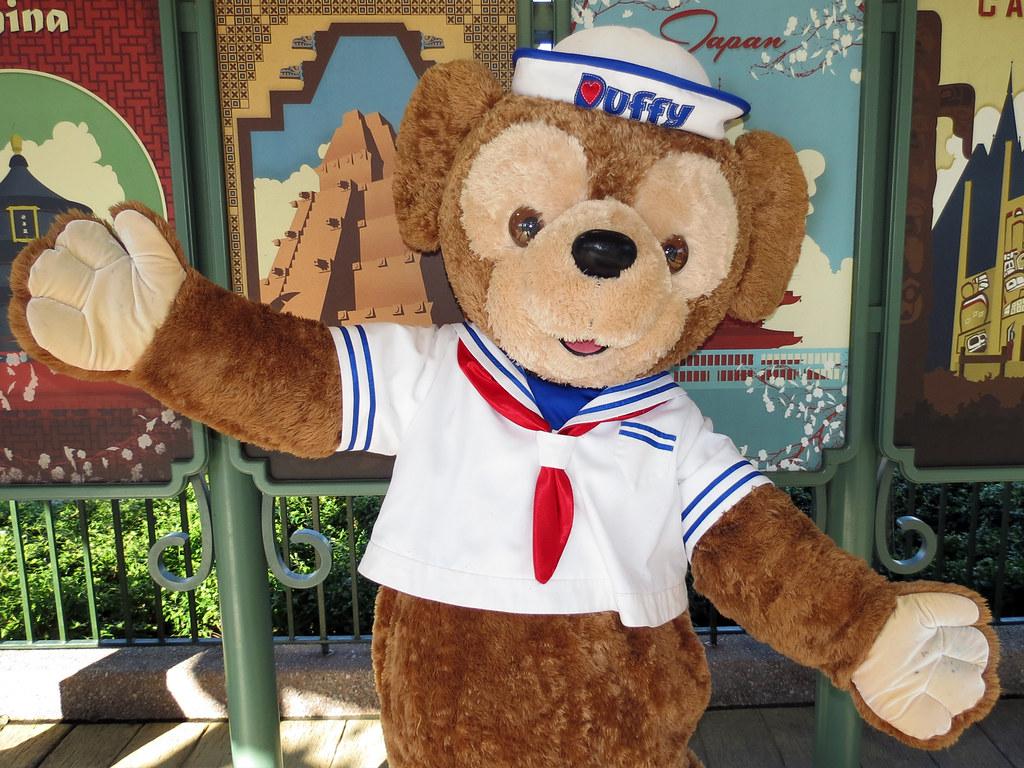 Duffy the Disney Bear. Showcase Plaza, EPCOT