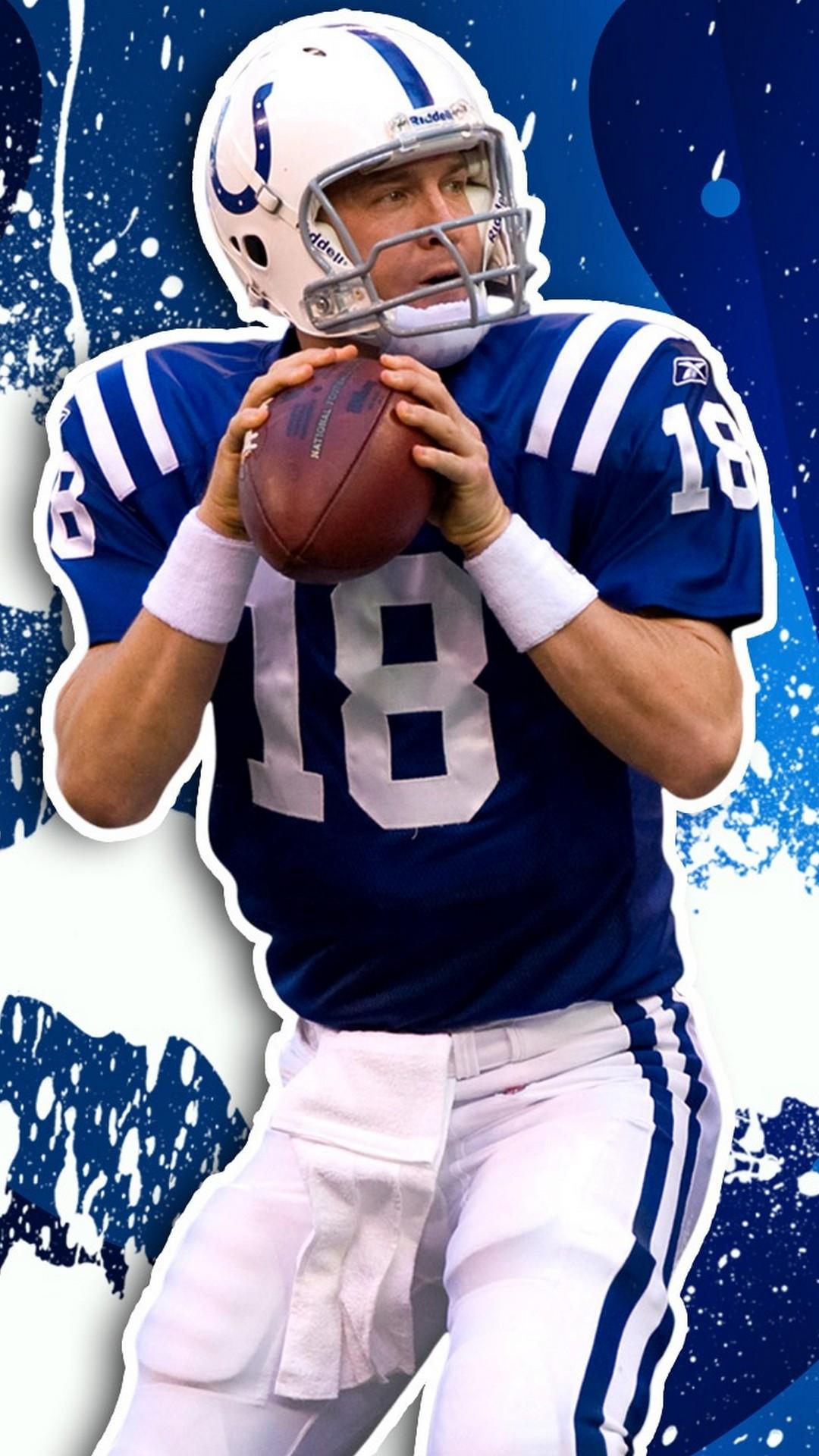 iPhone Wallpaper HD Peyton Manning Indianapolis Colts NFL