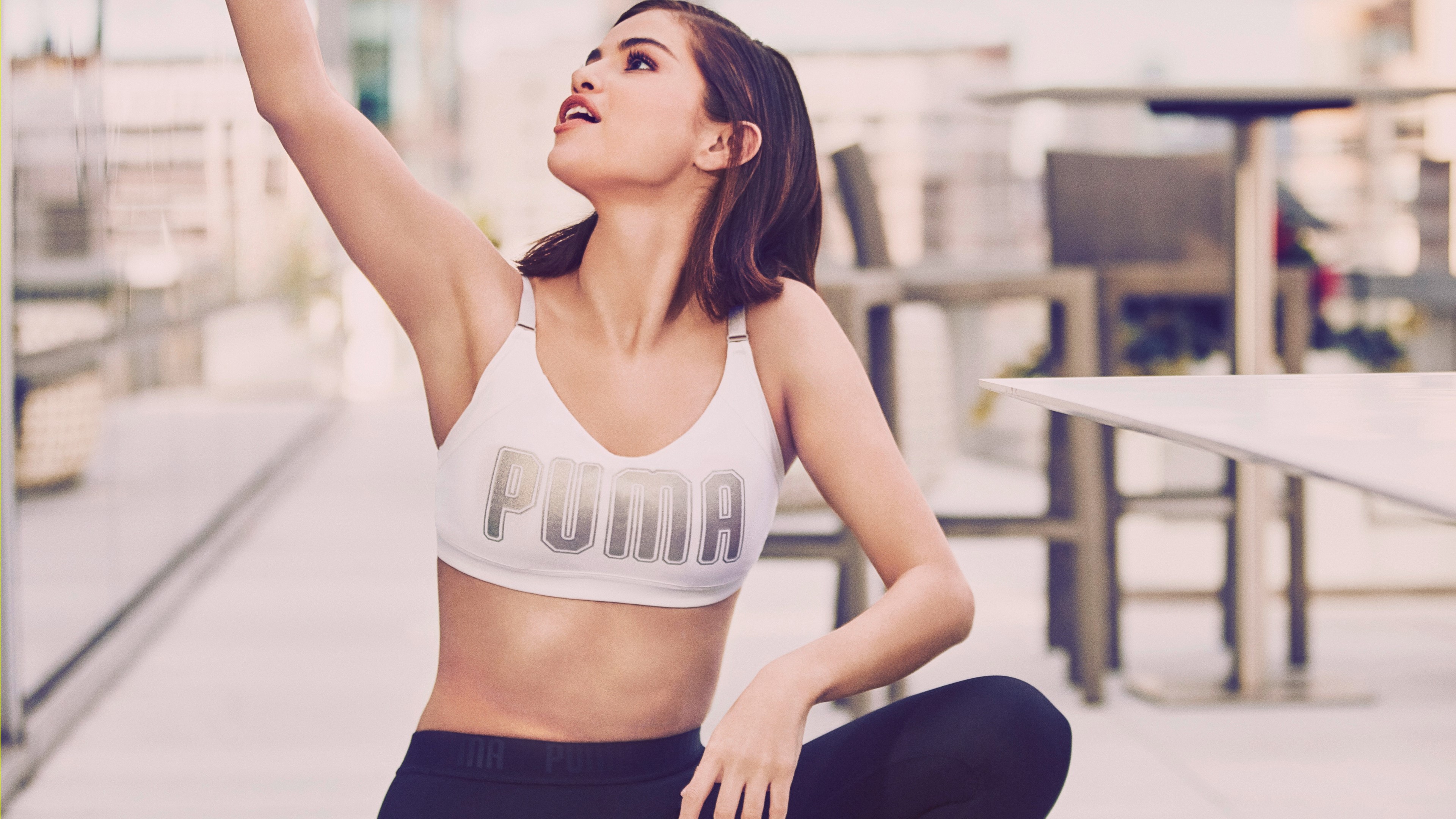 Selena Gomez Hot Puma Ads 4K Wallpaper