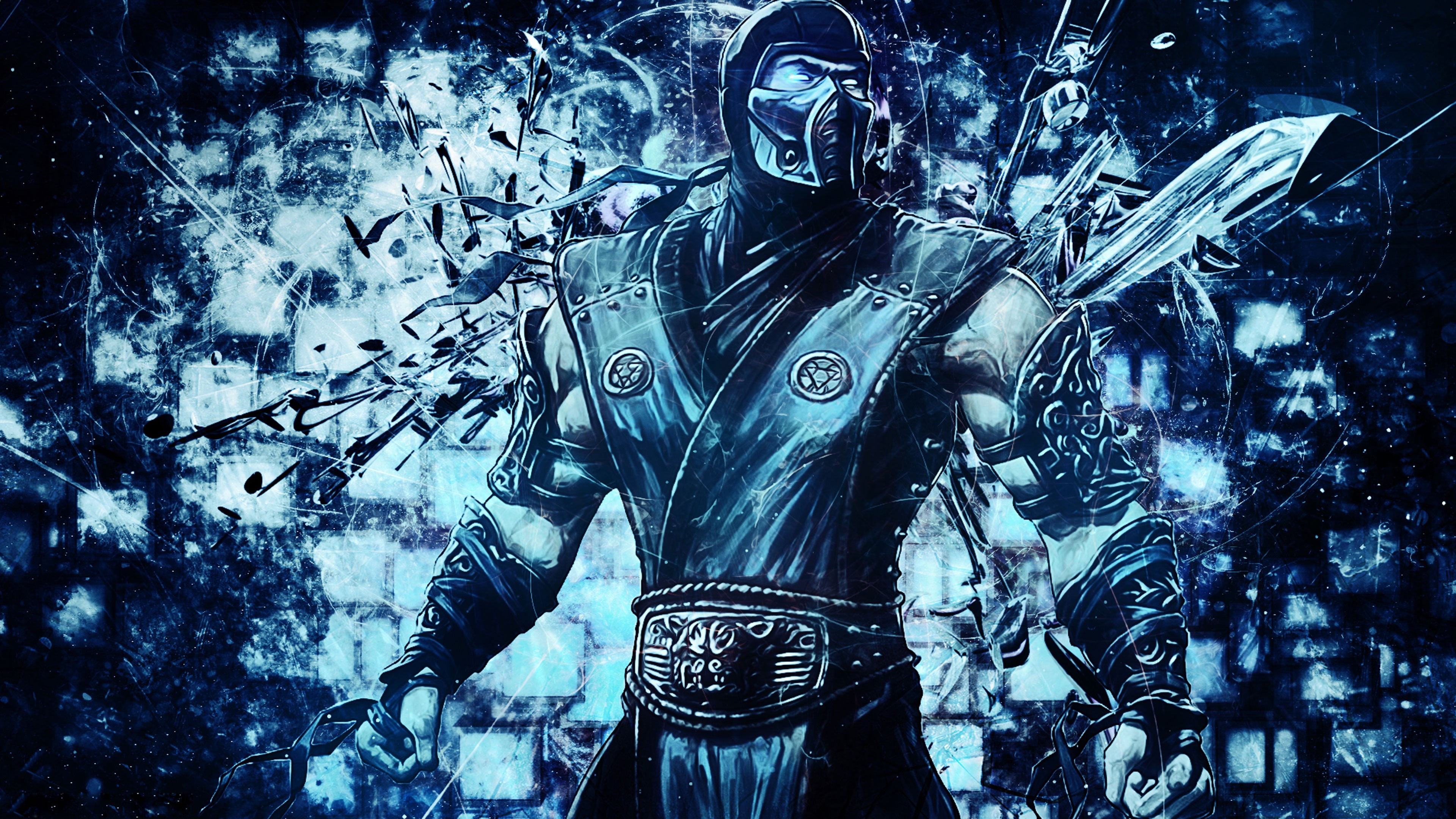 Subzero Mortal Kombat character HD wallpaper