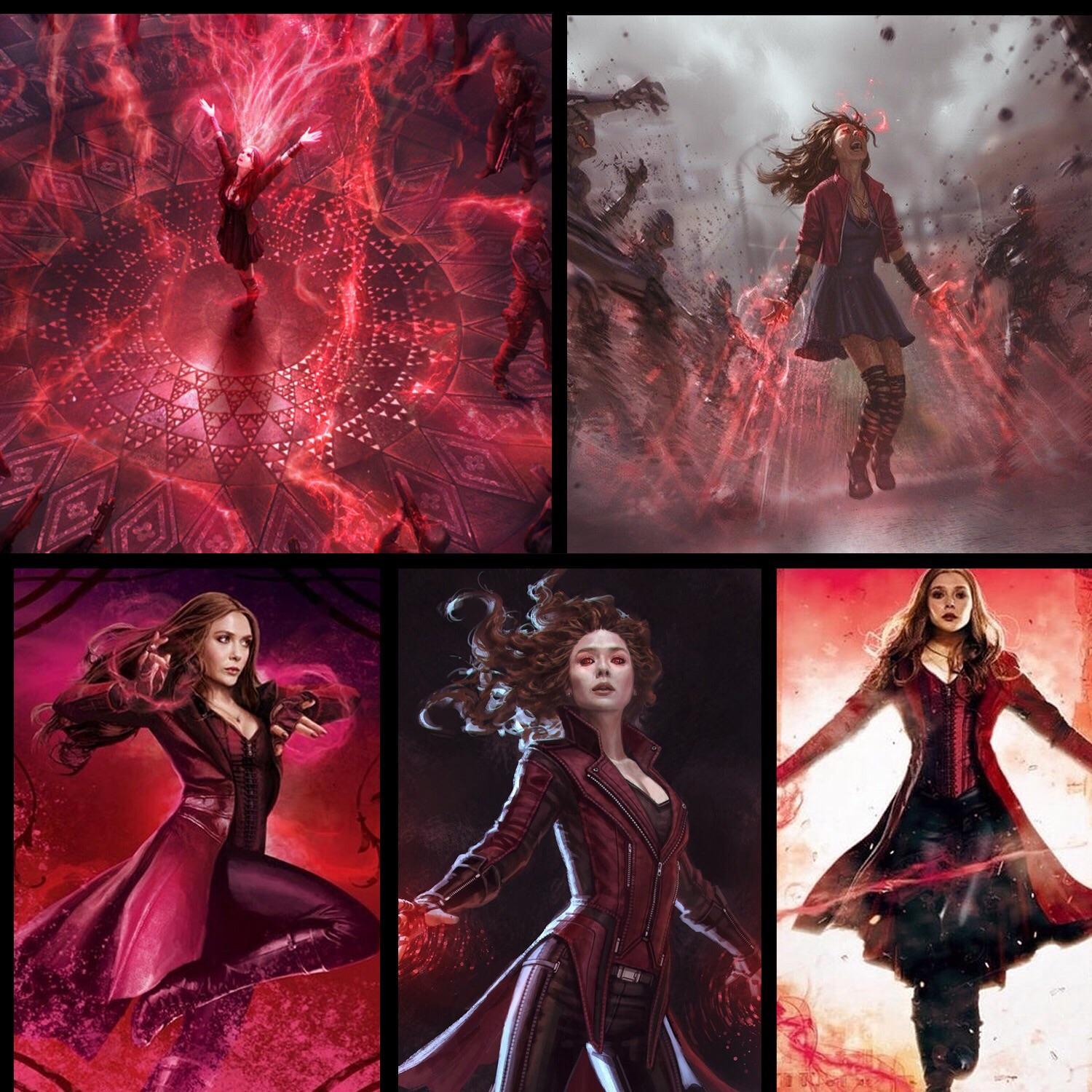 Describe your ideal fully powered Scarlet Witch : marvelstudios