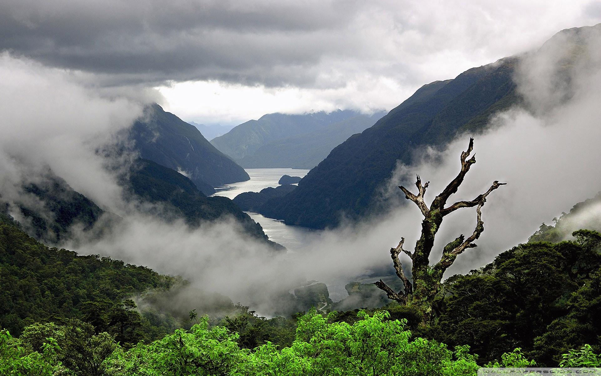 Cloudy Weather Mountains Landscape ❤ 4K HD Desktop Wallpaper for 4K