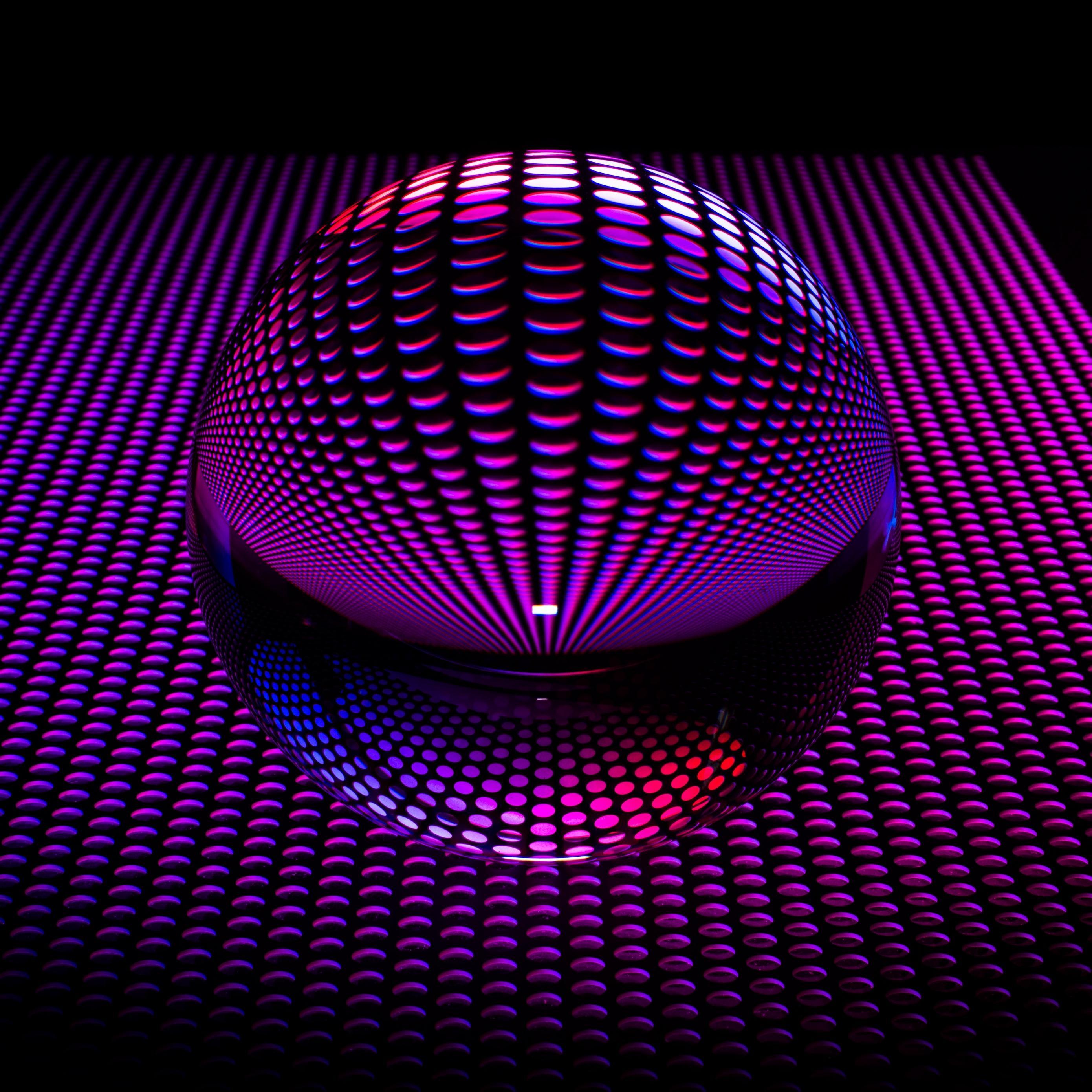 Download wallpaper 2780x2780 ball, sphere, circles, shape ipad air