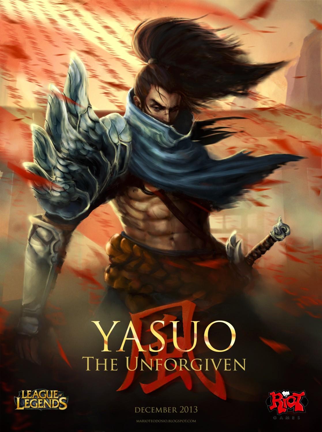 Yasuo Poster. Wallpaper & Fan Arts. League Of Legends