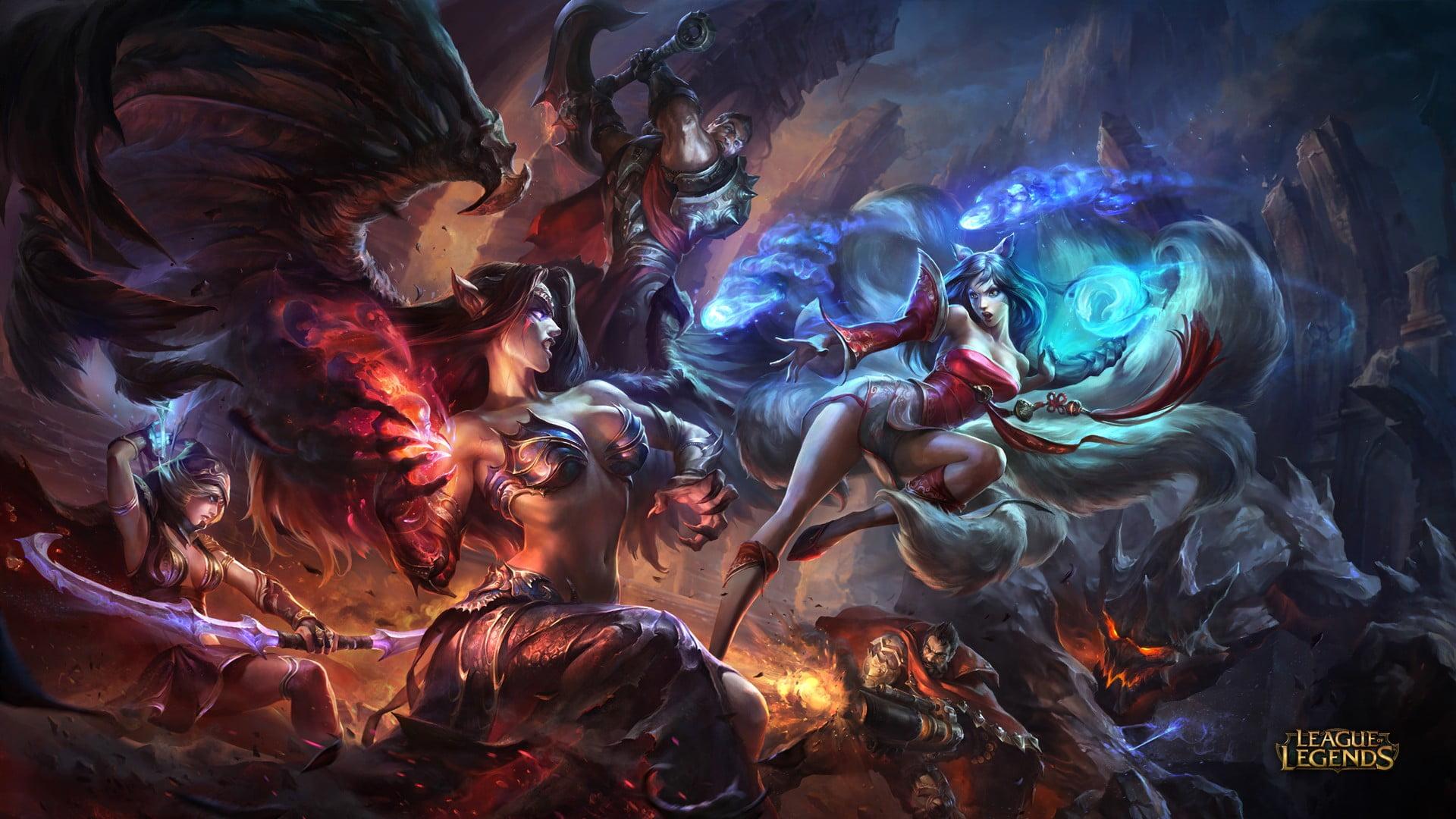 League of Legends poster HD wallpaper