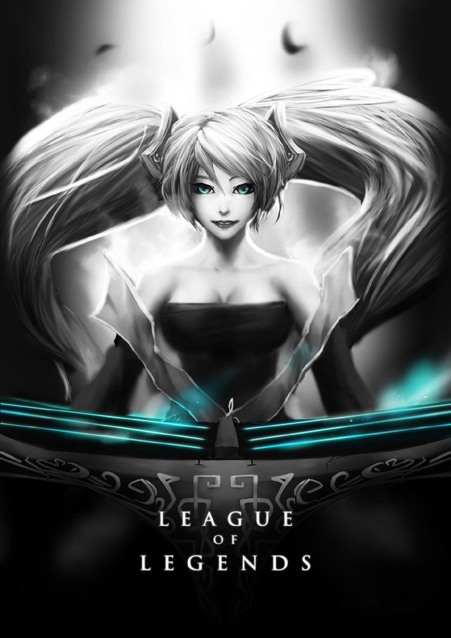 League of Legends Poster Sona wallpaperx2049