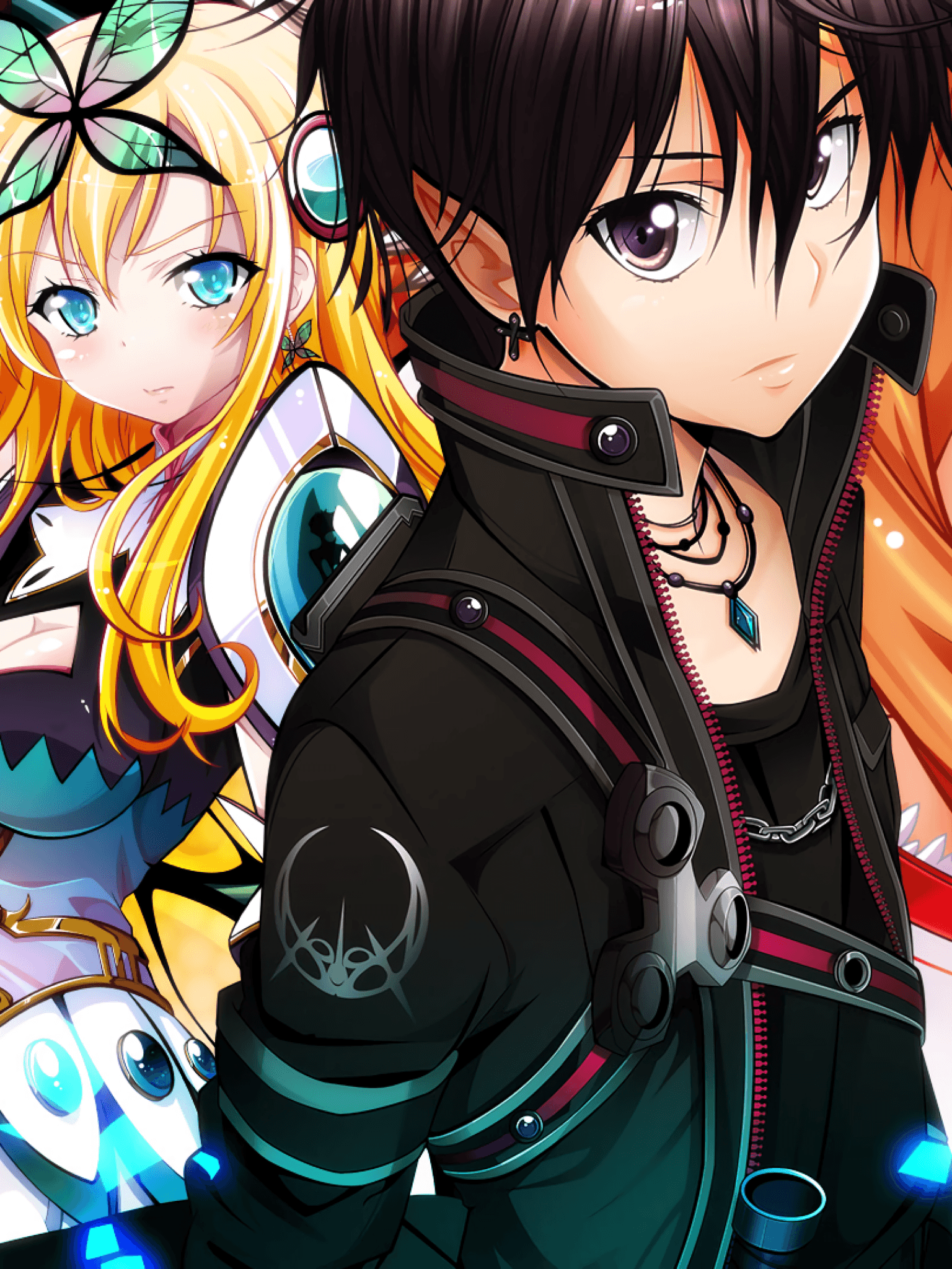 Download 1536x2048 Crossover, Kirito, Yuuki Asuna, Sena Kashiwazaki