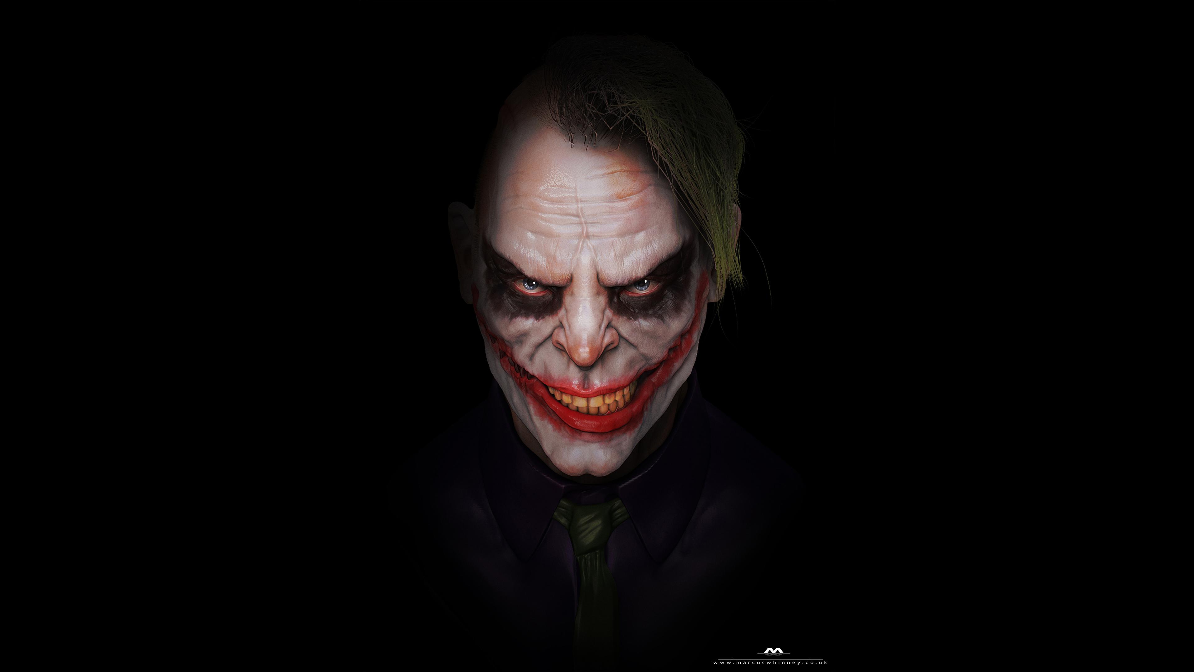 Scary Joker 4k, HD Superheroes, 4k Wallpaper, Image, Background