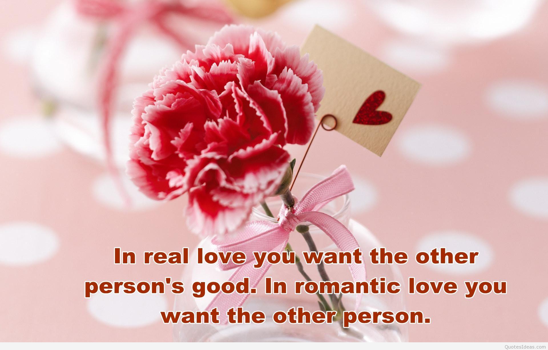 Love romantic quotes with couples wallpaper