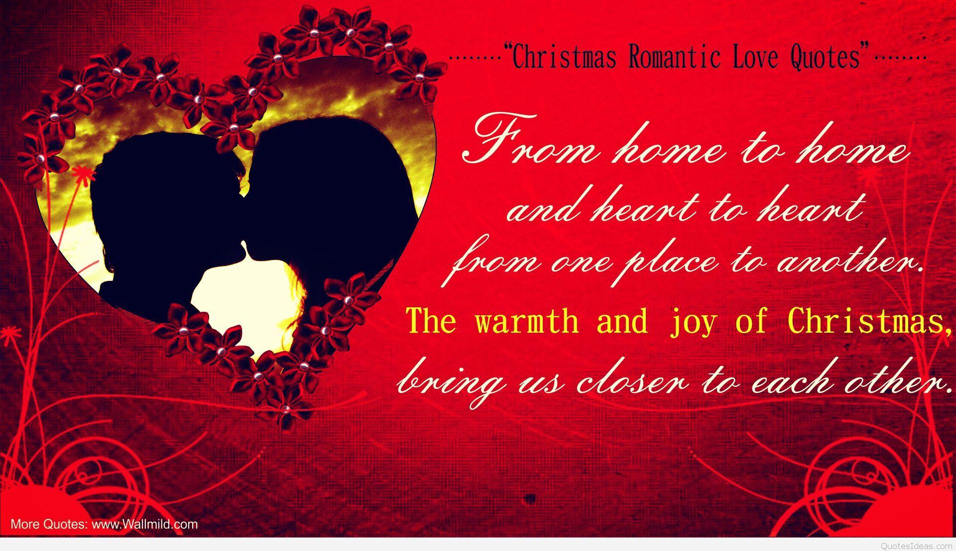 Merry Christmas Love quote romantic HD wallpaper