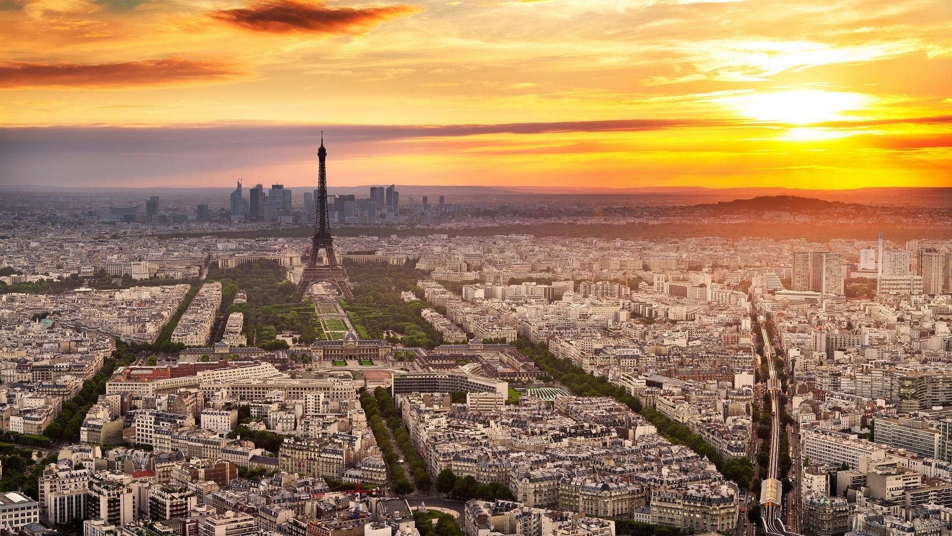 Paris Sunset Wallpapers Wallpaper Cave
