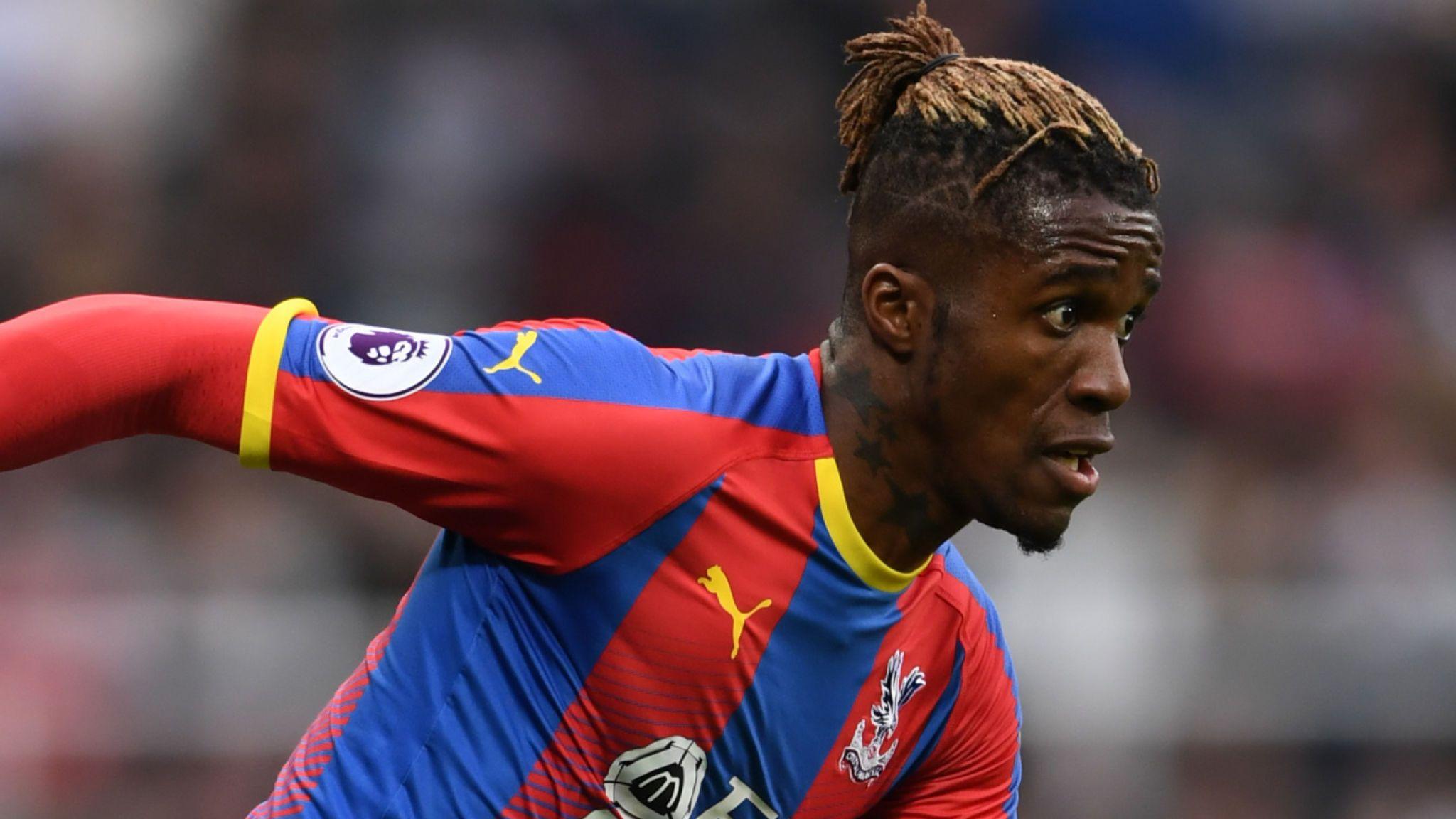 Download wallpapers Wilfried Zaha, 4k, abstract art, football, Crystal  Palace, soccer, Zaha, Premier League, footballers, neon lights, Crystal  Palace FC for des…