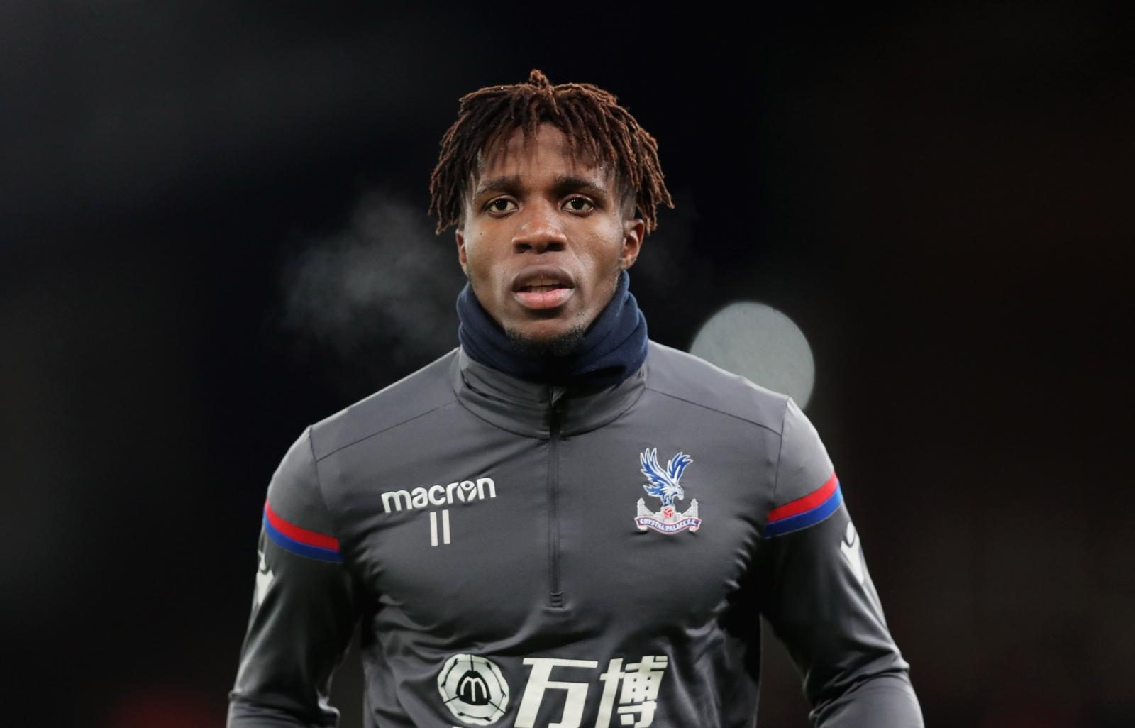 Wilfried Zaha returns to Crystal Palace training before Chelsea