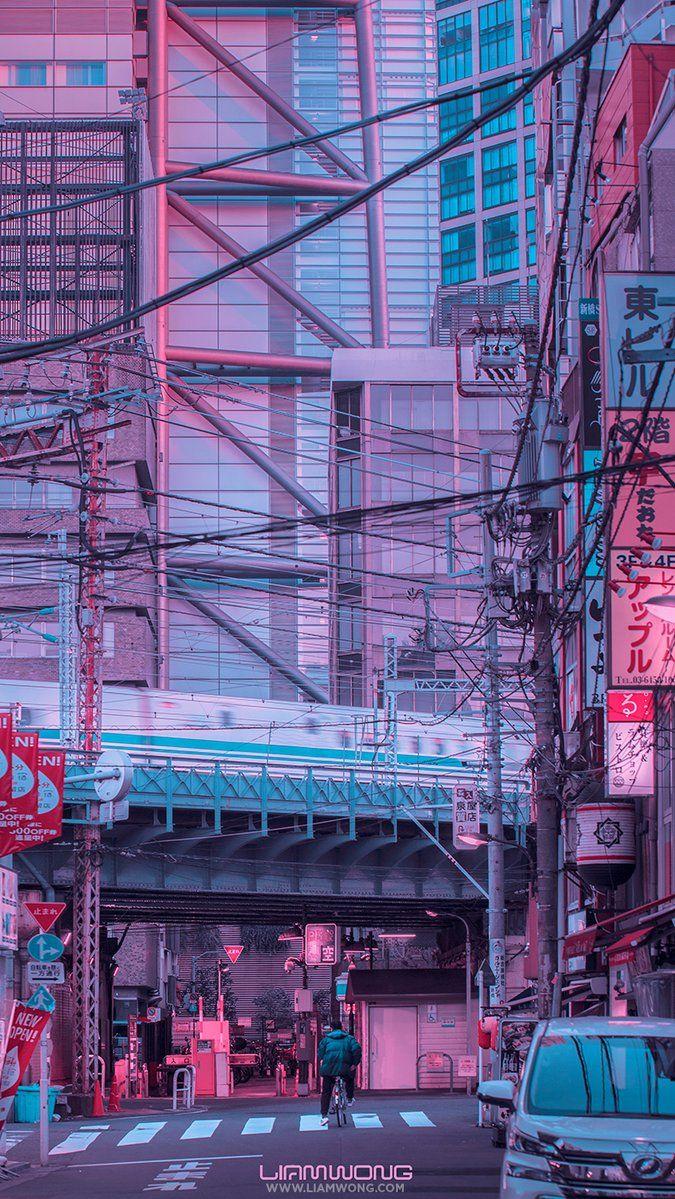 Twitter. Anime scenery wallpaper, City aesthetic, City wallpaper