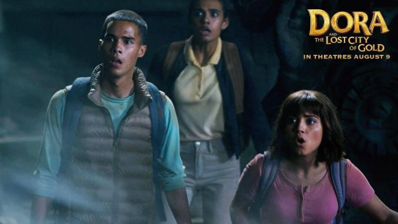 Dora Gets Trapped in an Ancient Aqueduct in The Lost City of Gold Clip