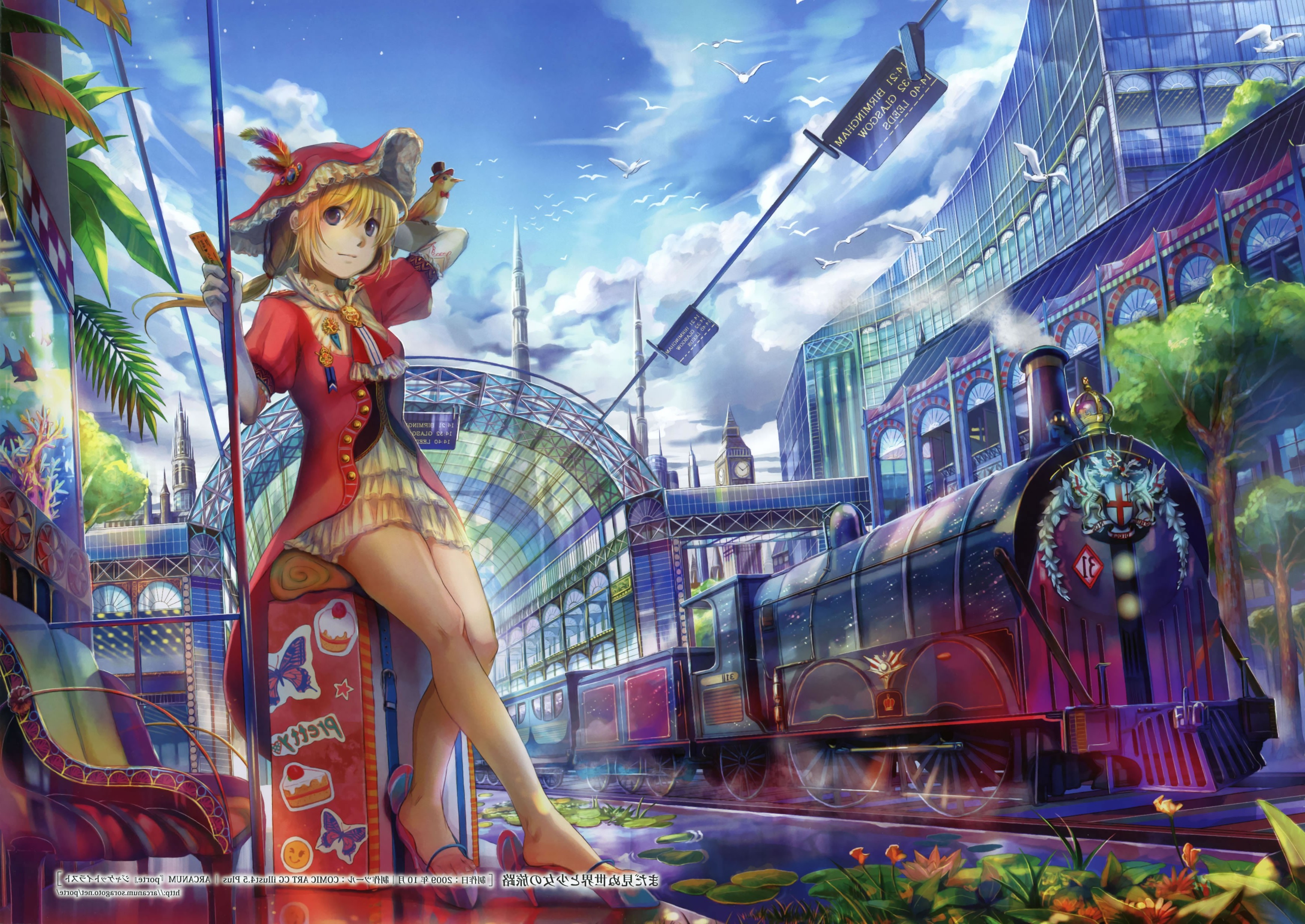 anime anime girls fuji choko original characters wallpaper