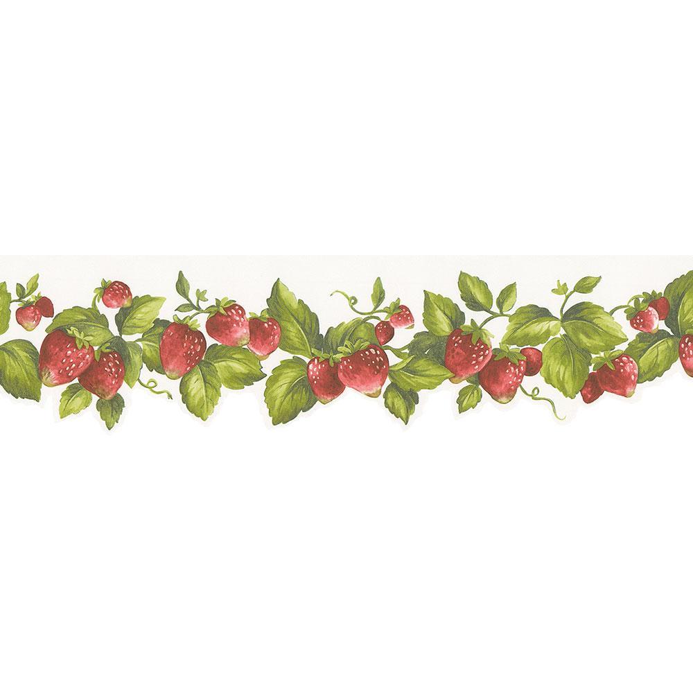 Die Cut Strawberry Wallpaper Border